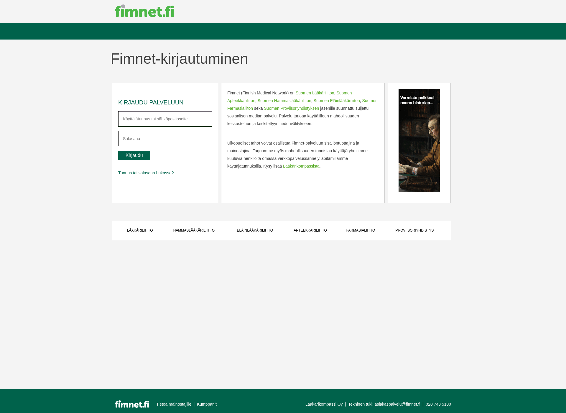 Screenshot for fimnet.fi