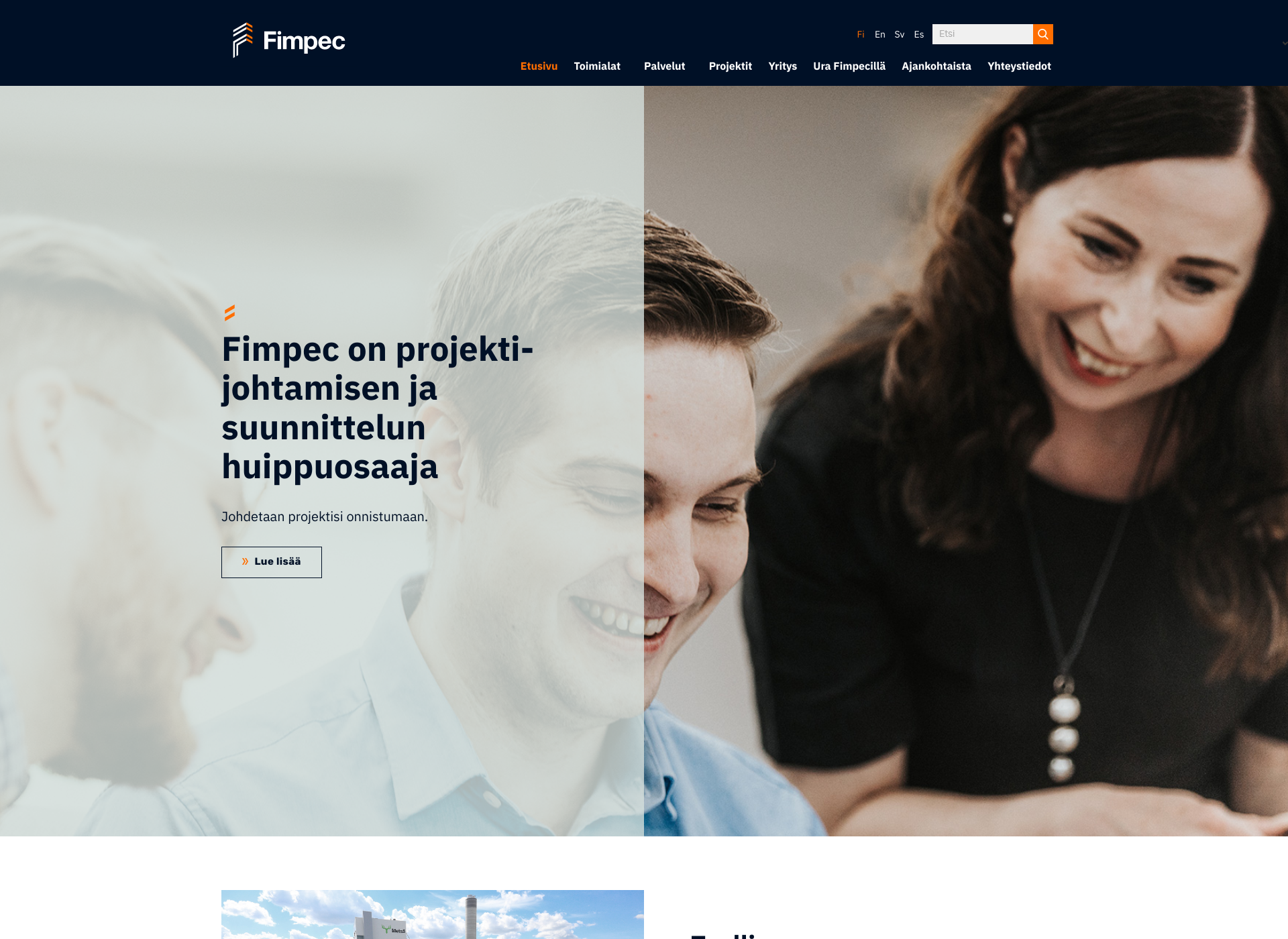 Screenshot for fimpecgroup.fi