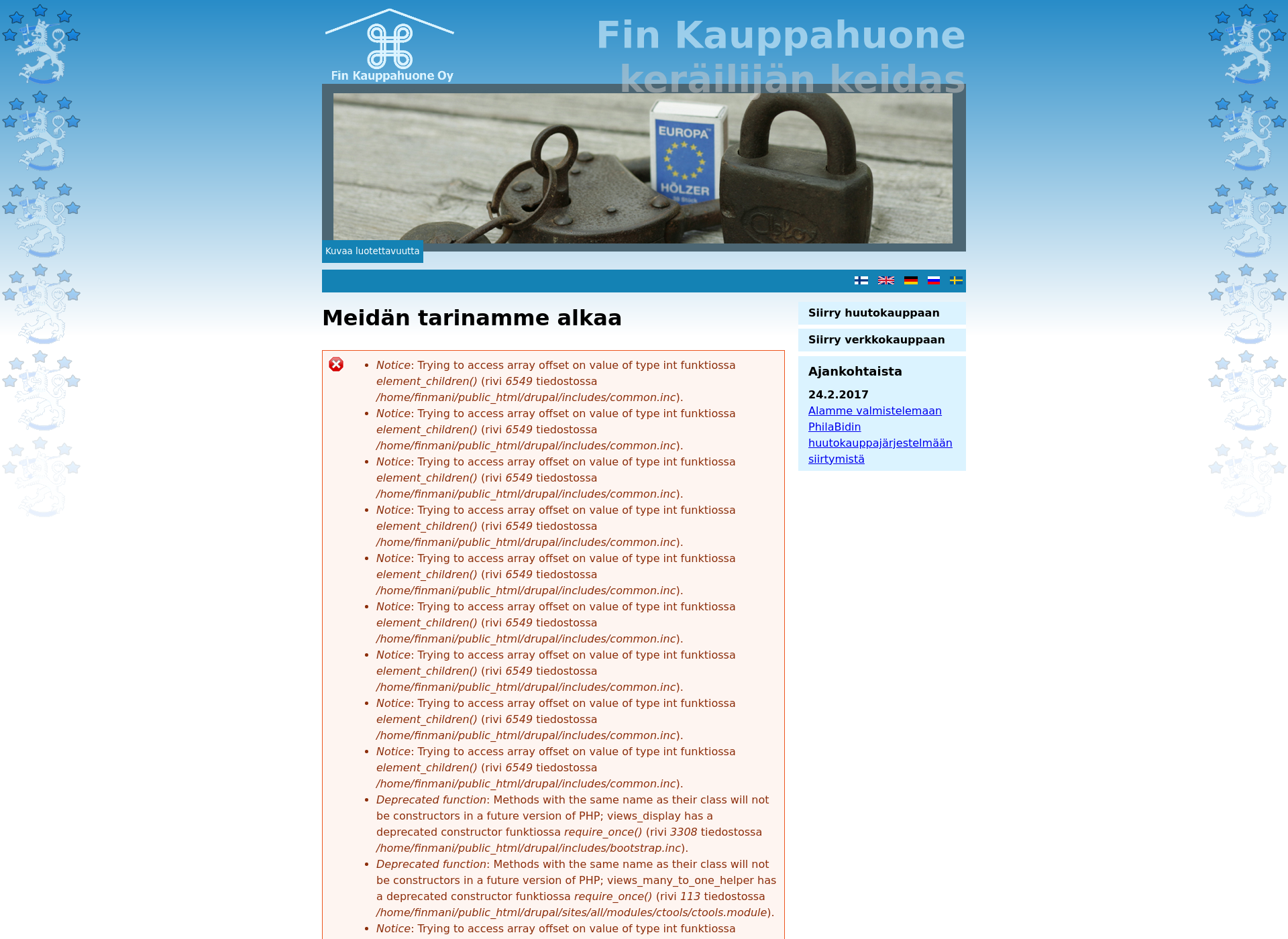 Screenshot for fin-nettihuuto.fi