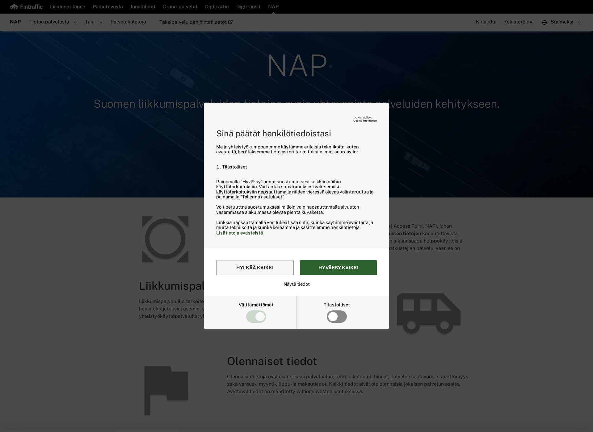 Screenshot for finap.fi