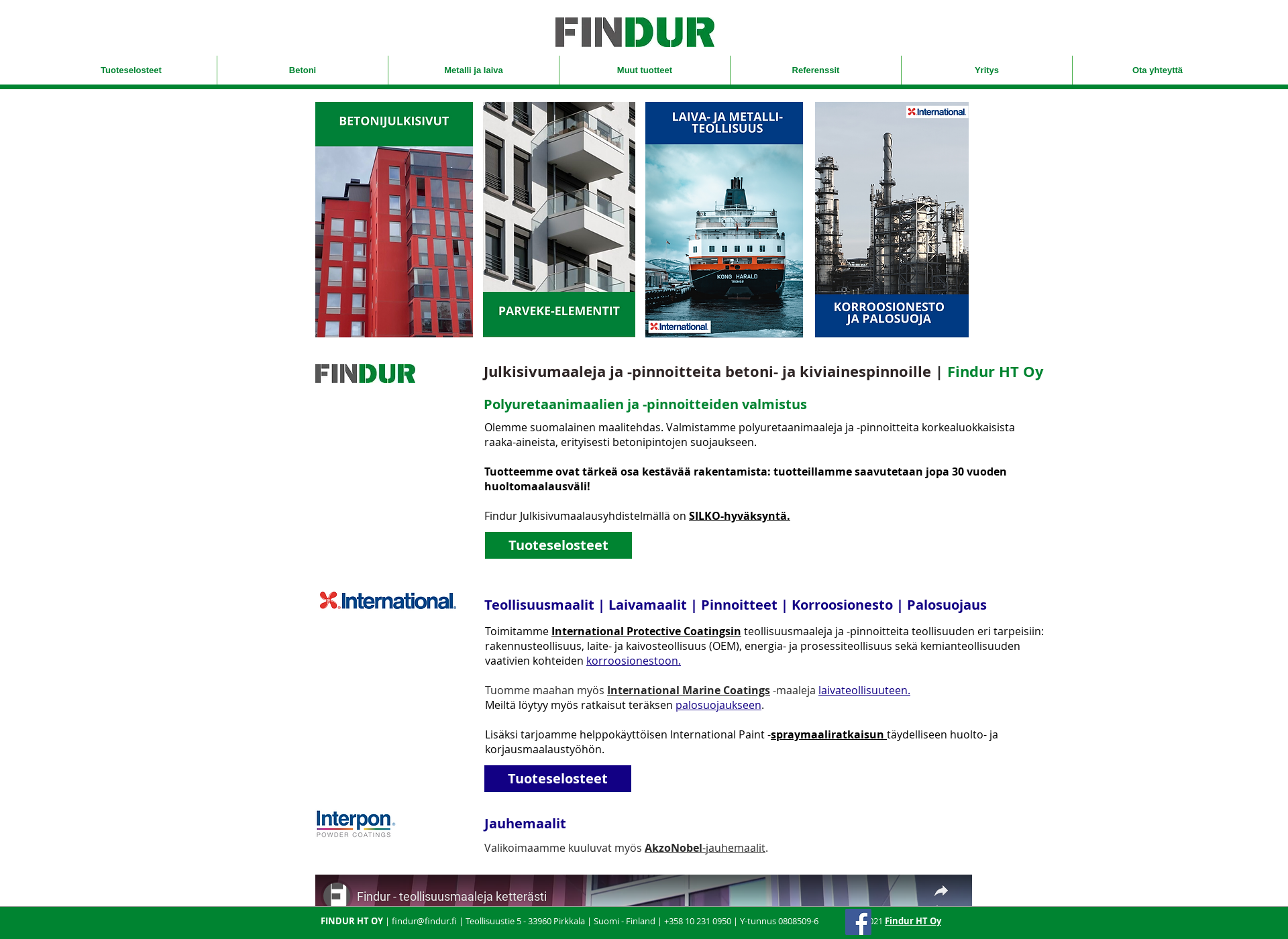 Screenshot for findur.fi