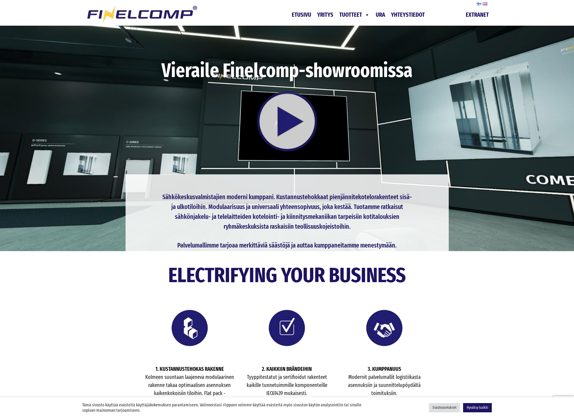 Screenshot for finelcomp.fi