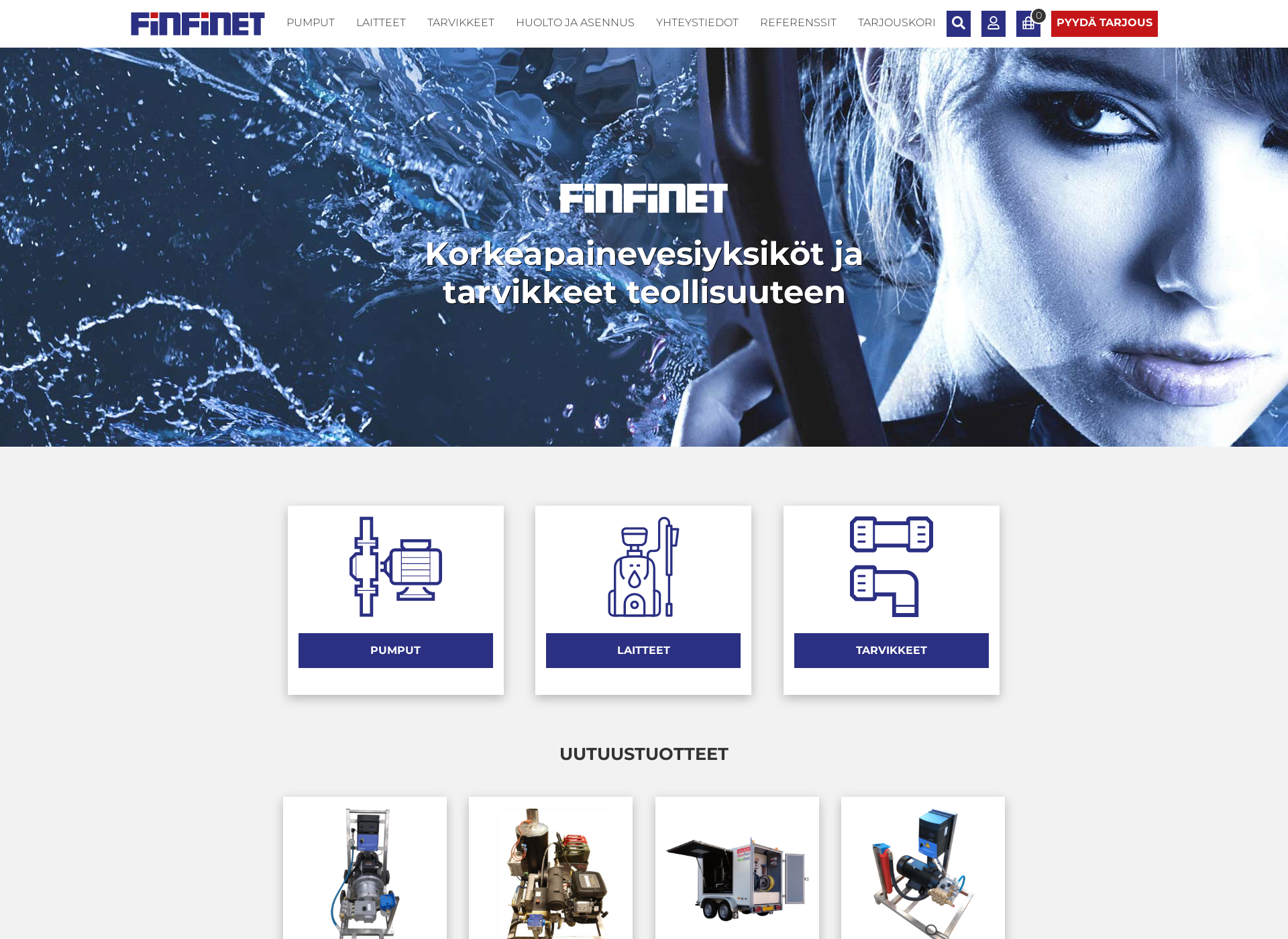 Screenshot for finfinet.fi