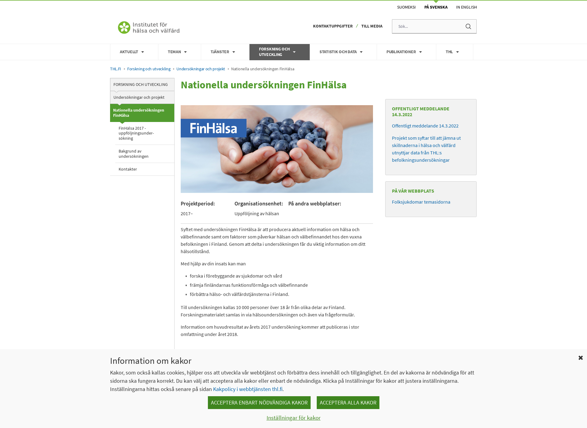 Screenshot for finhalsa.fi