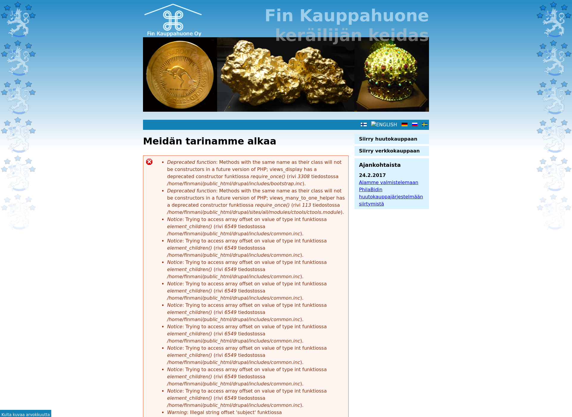 Screenshot for finhuuto.fi