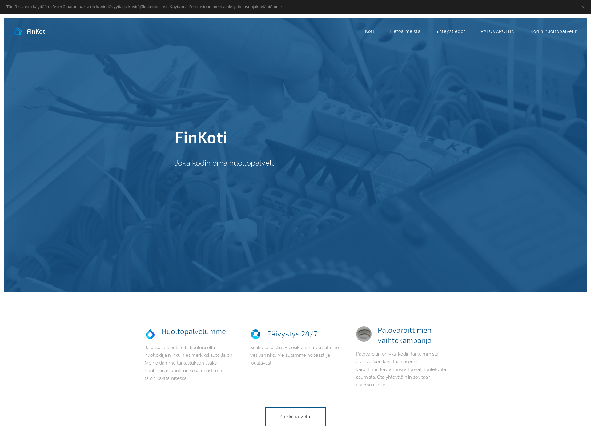 Screenshot for finkoti.fi