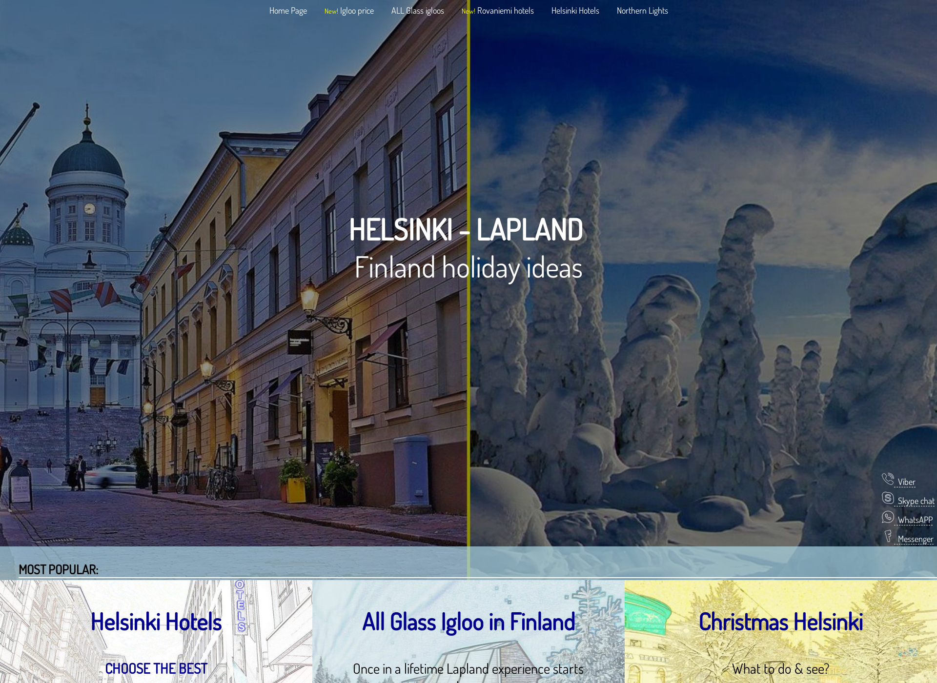 Skärmdump för finland-holiday.com