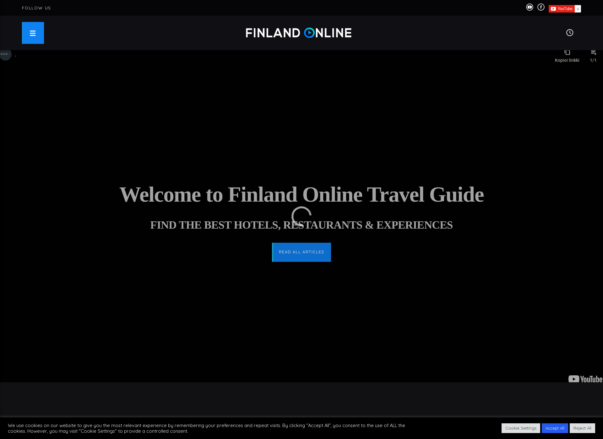 Skärmdump för finlandonline.fi