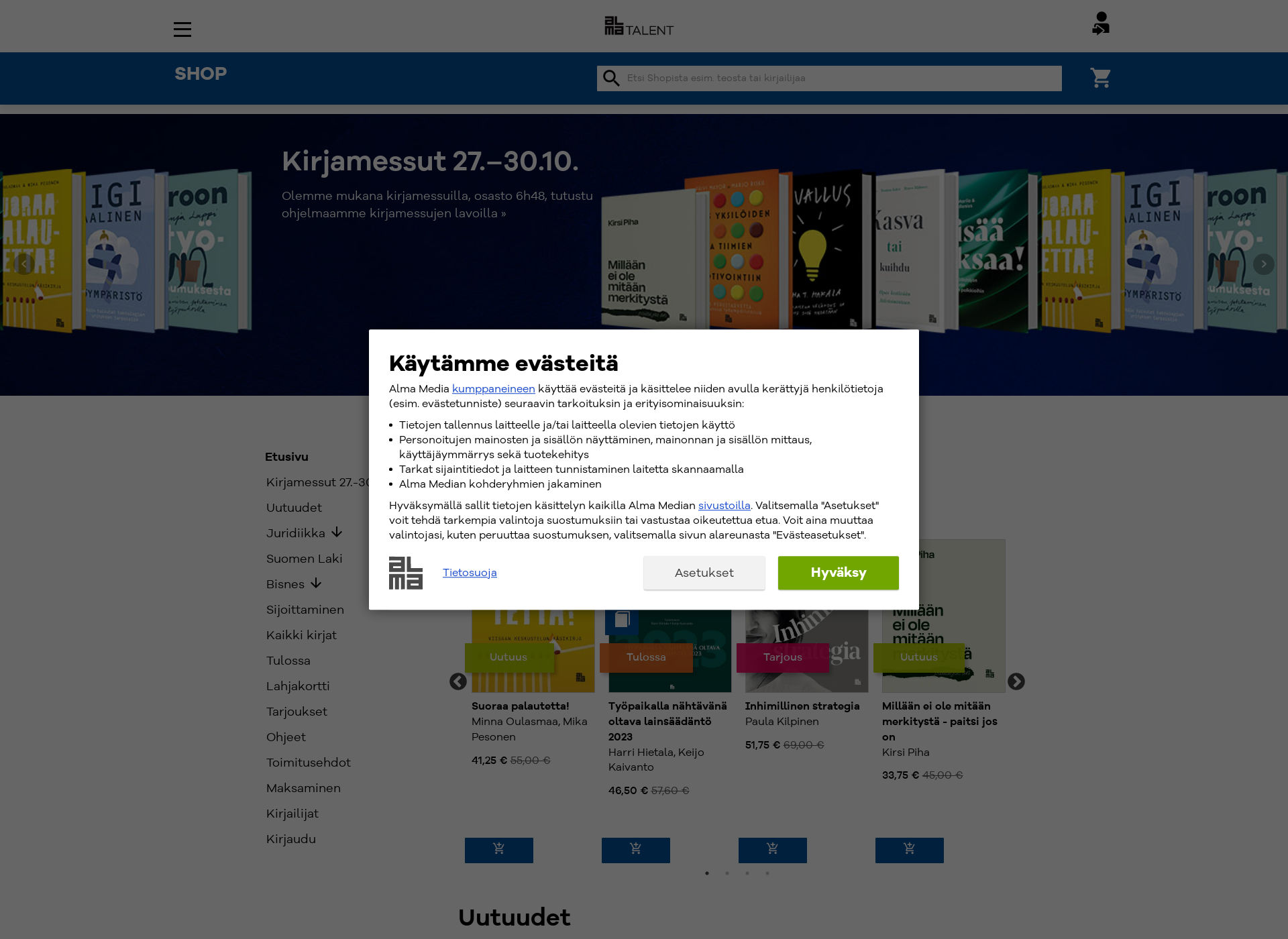 Screenshot for finlandslag.fi