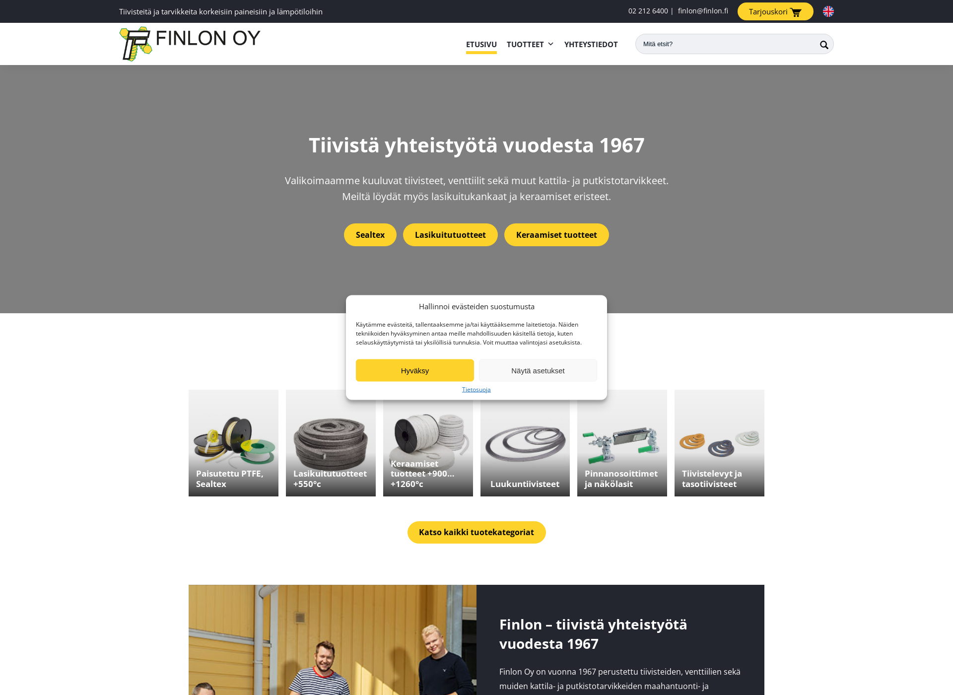 Screenshot for finlon.fi