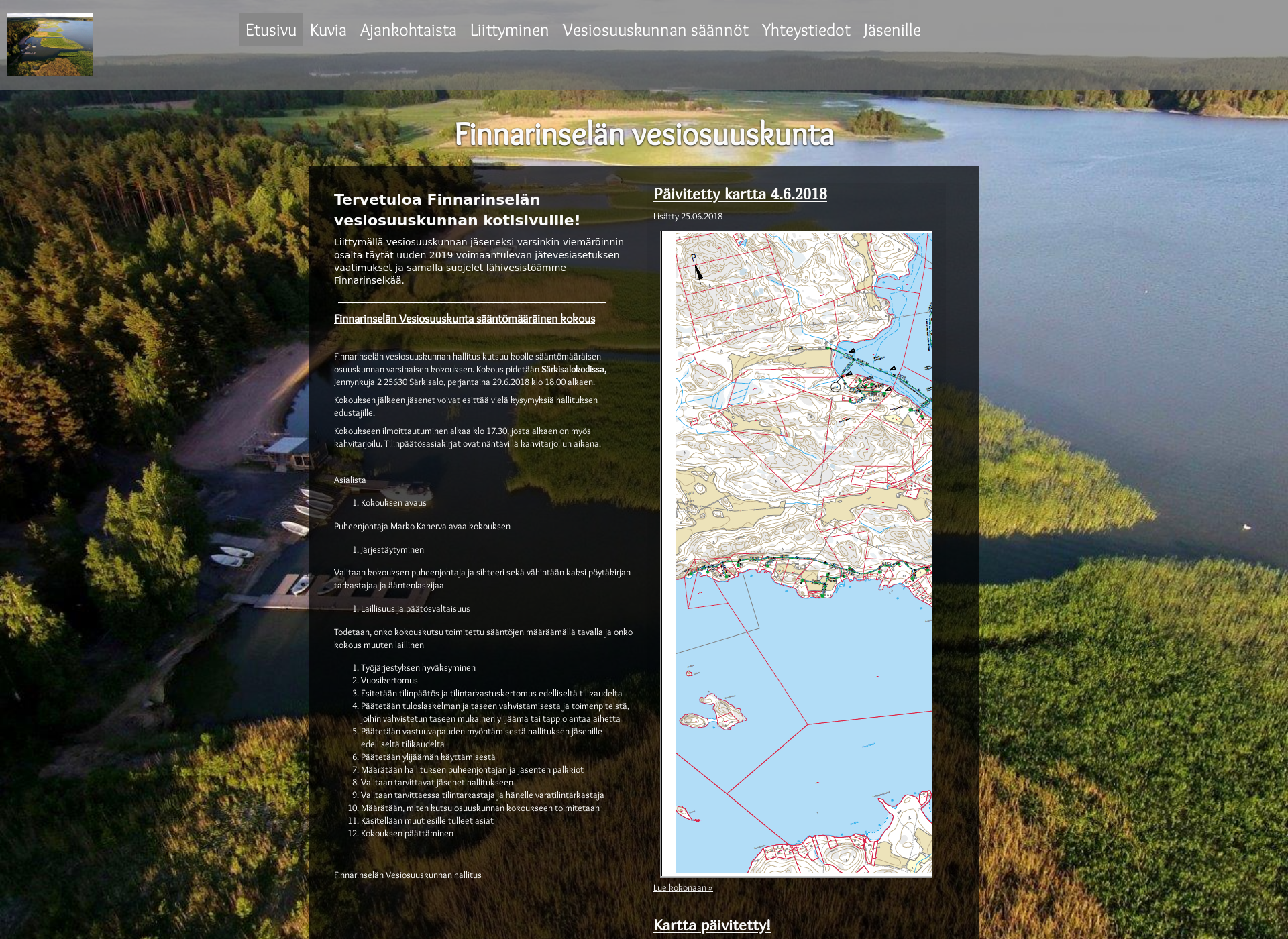 Screenshot for finnarinvesi.fi