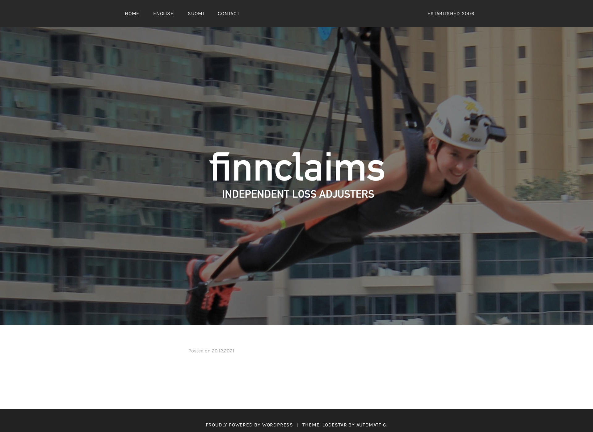 Screenshot for finnclaims.fi