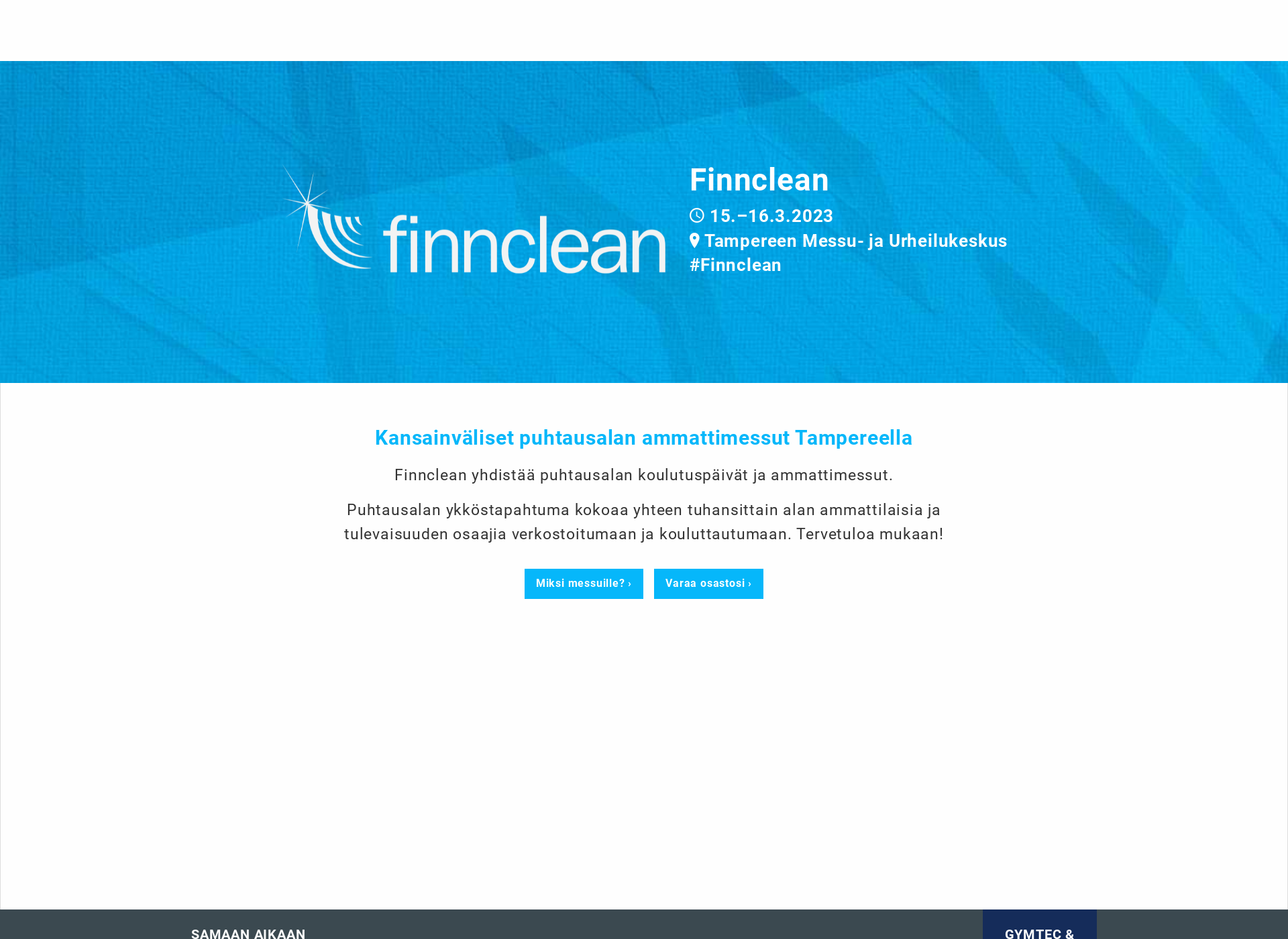 Screenshot for finncleanpro.fi