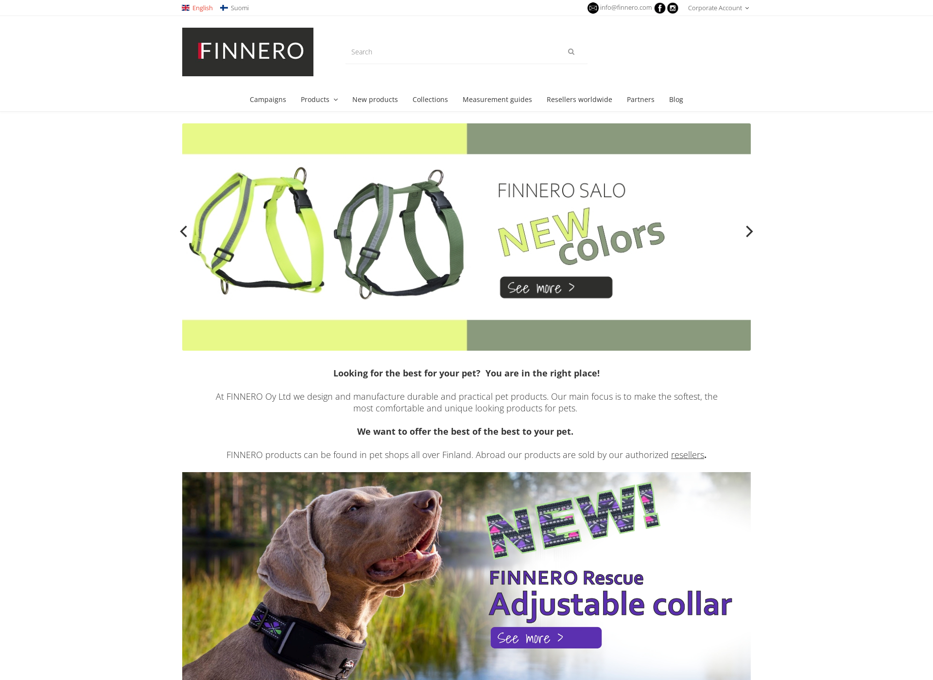 Screenshot for finnero.com