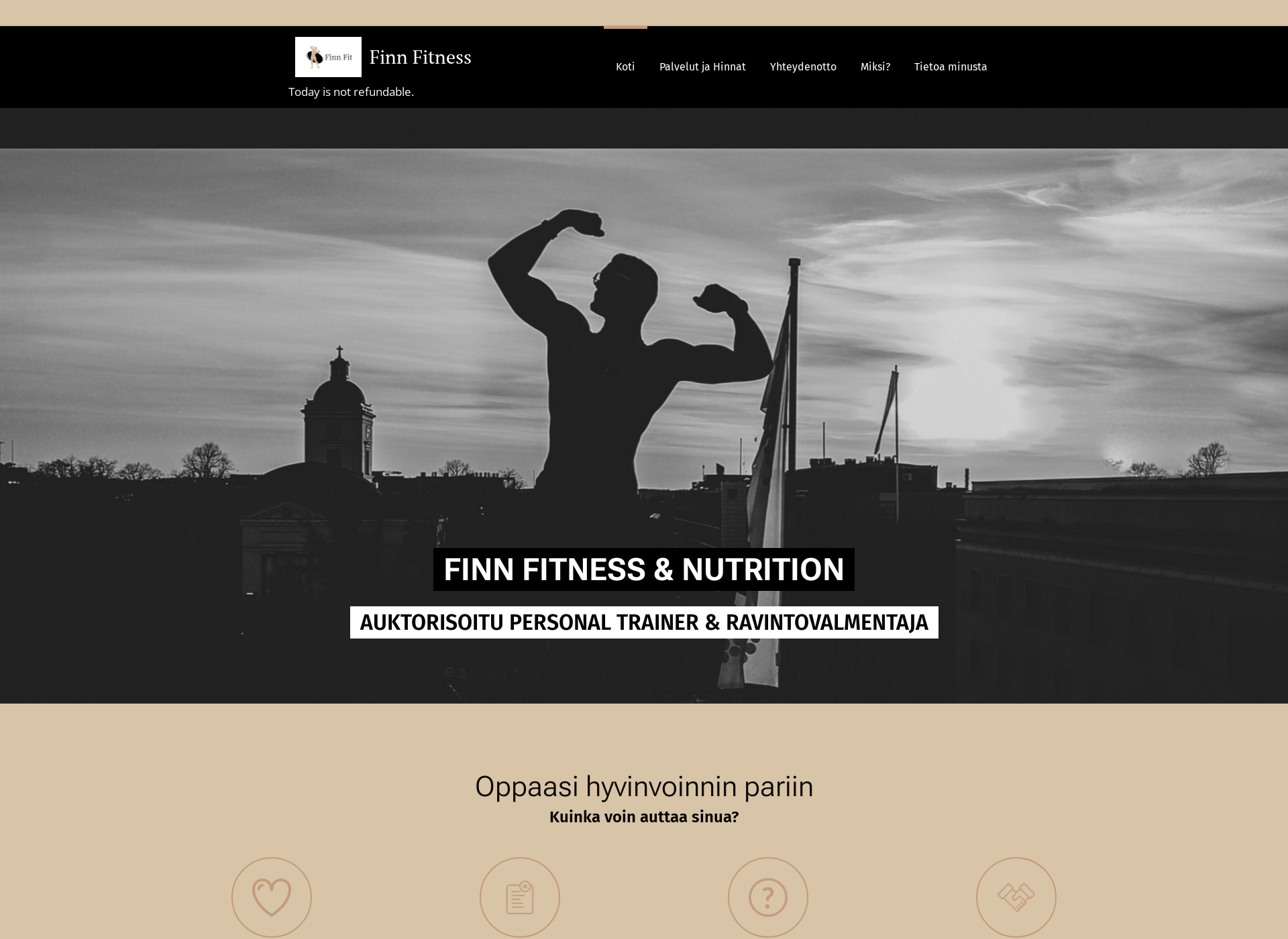 Screenshot for finnfit.fi