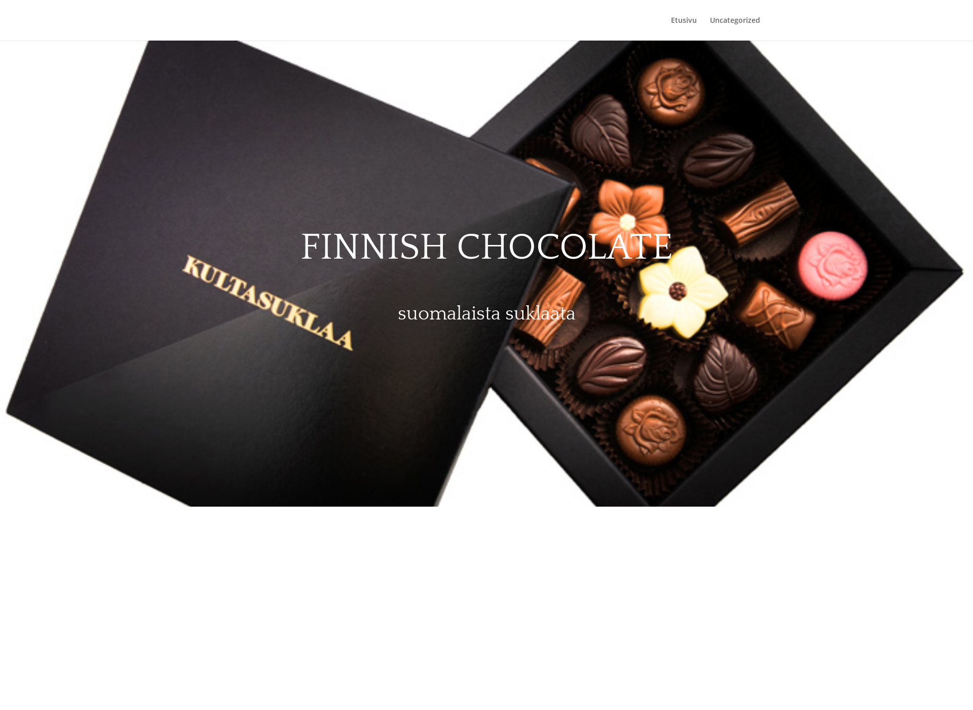 Skärmdump för finnish-chocolate.fi