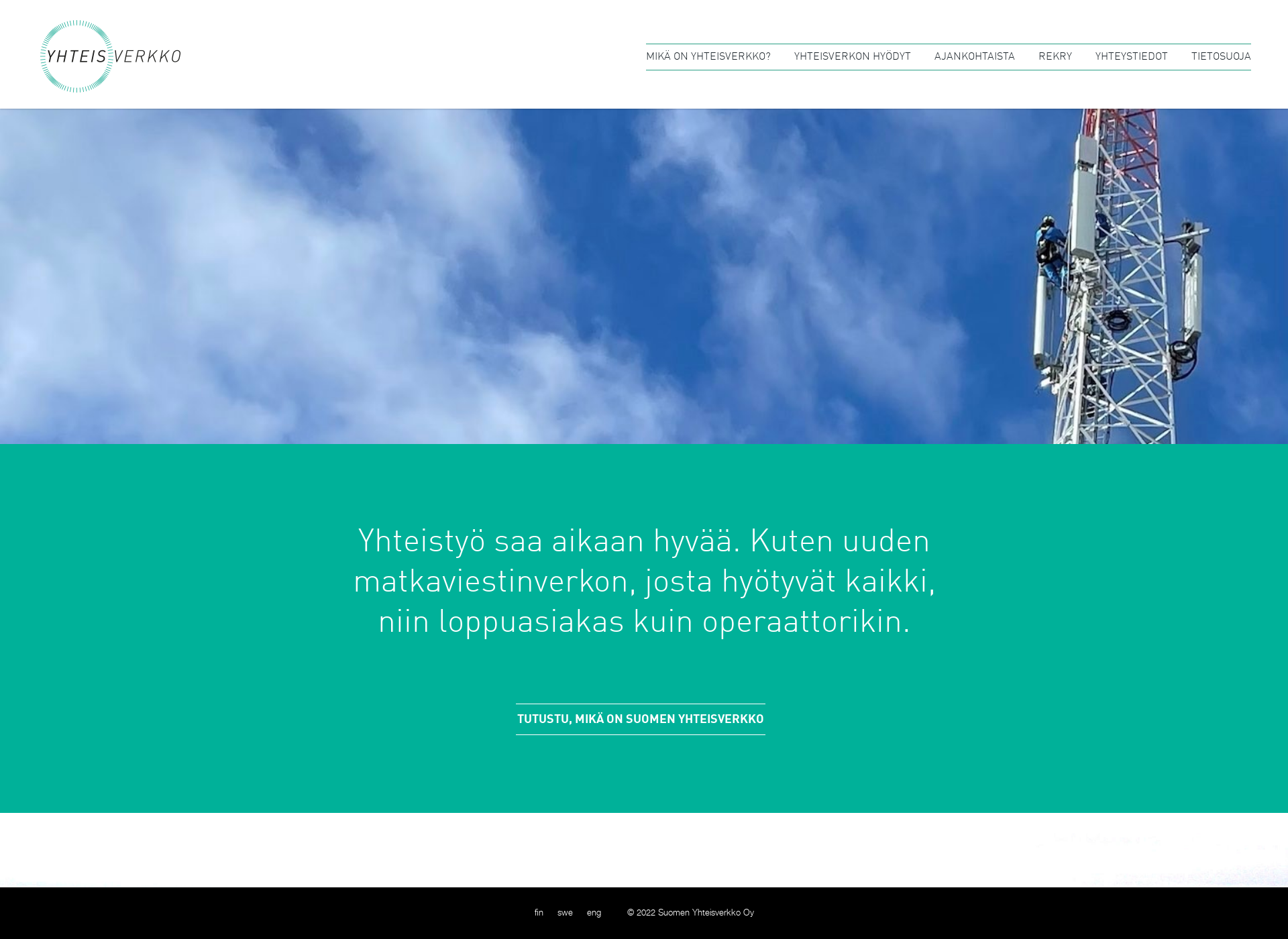 Skärmdump för finnishsharednetwork.fi