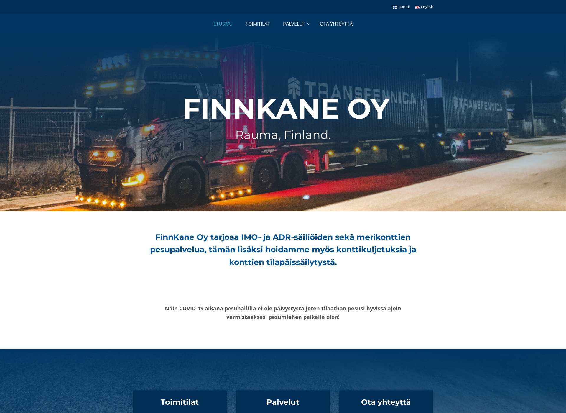 Screenshot for finnkane.fi
