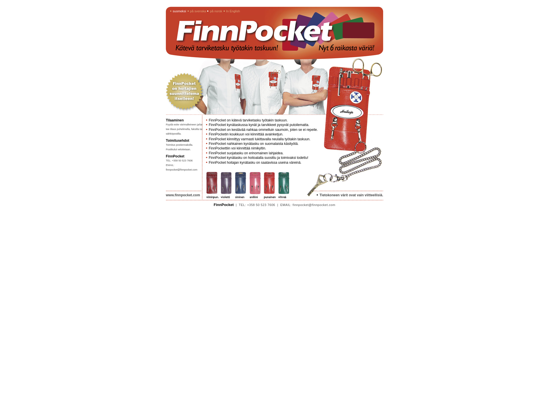 Screenshot for finnpocket.com