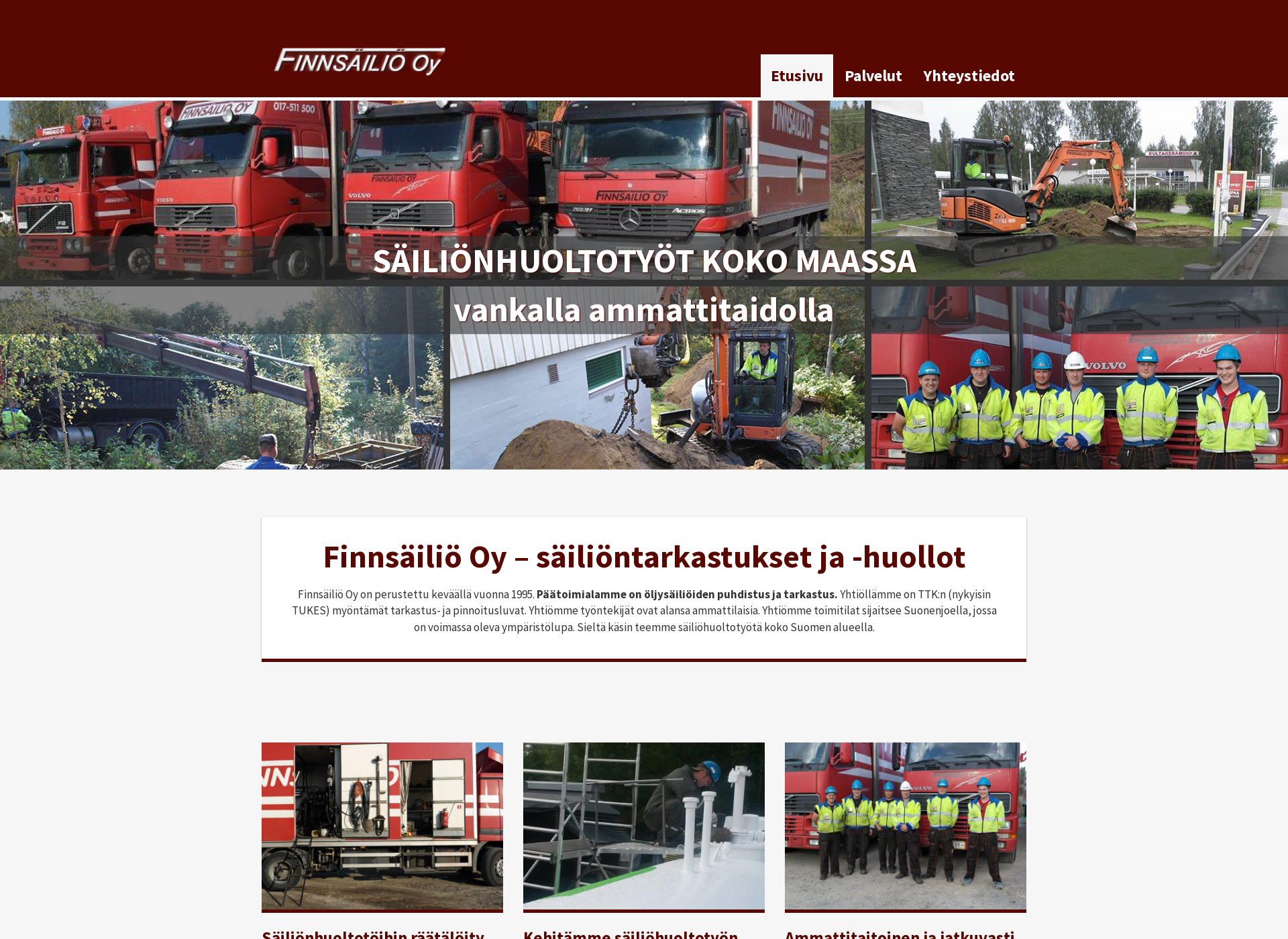 Screenshot for finnsailio.fi