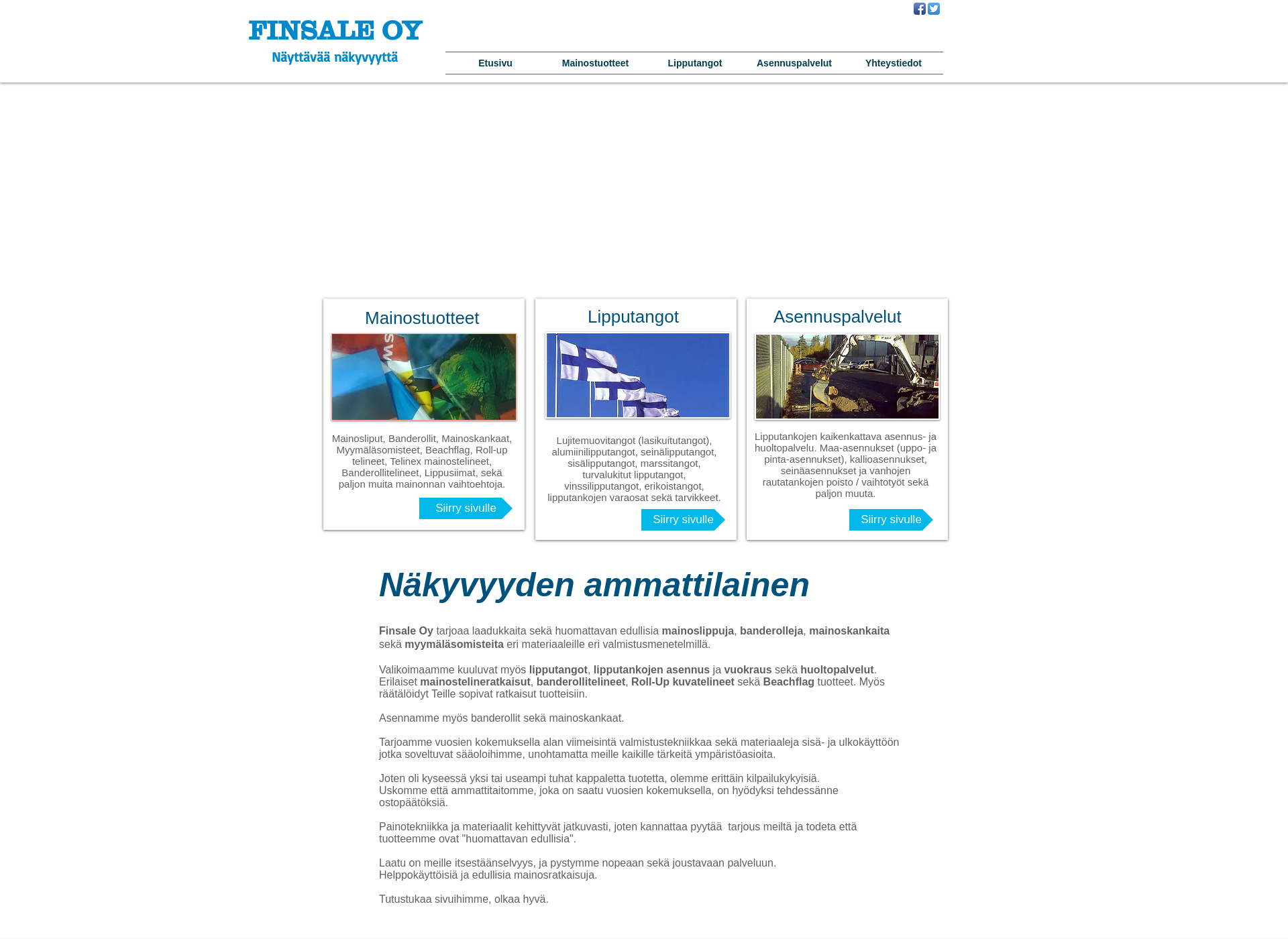 Screenshot for finsale.fi