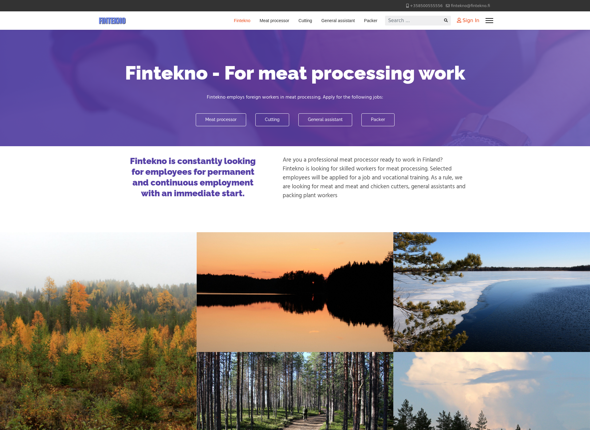 Screenshot for fintekno.fi