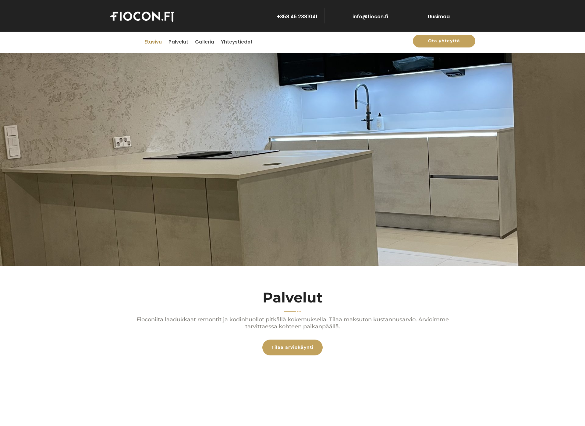 Screenshot for fiocon.fi