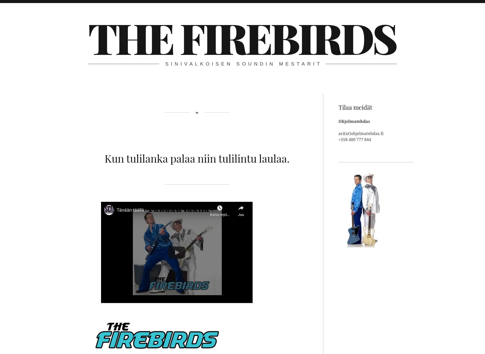 Screenshot for firebirds.fi