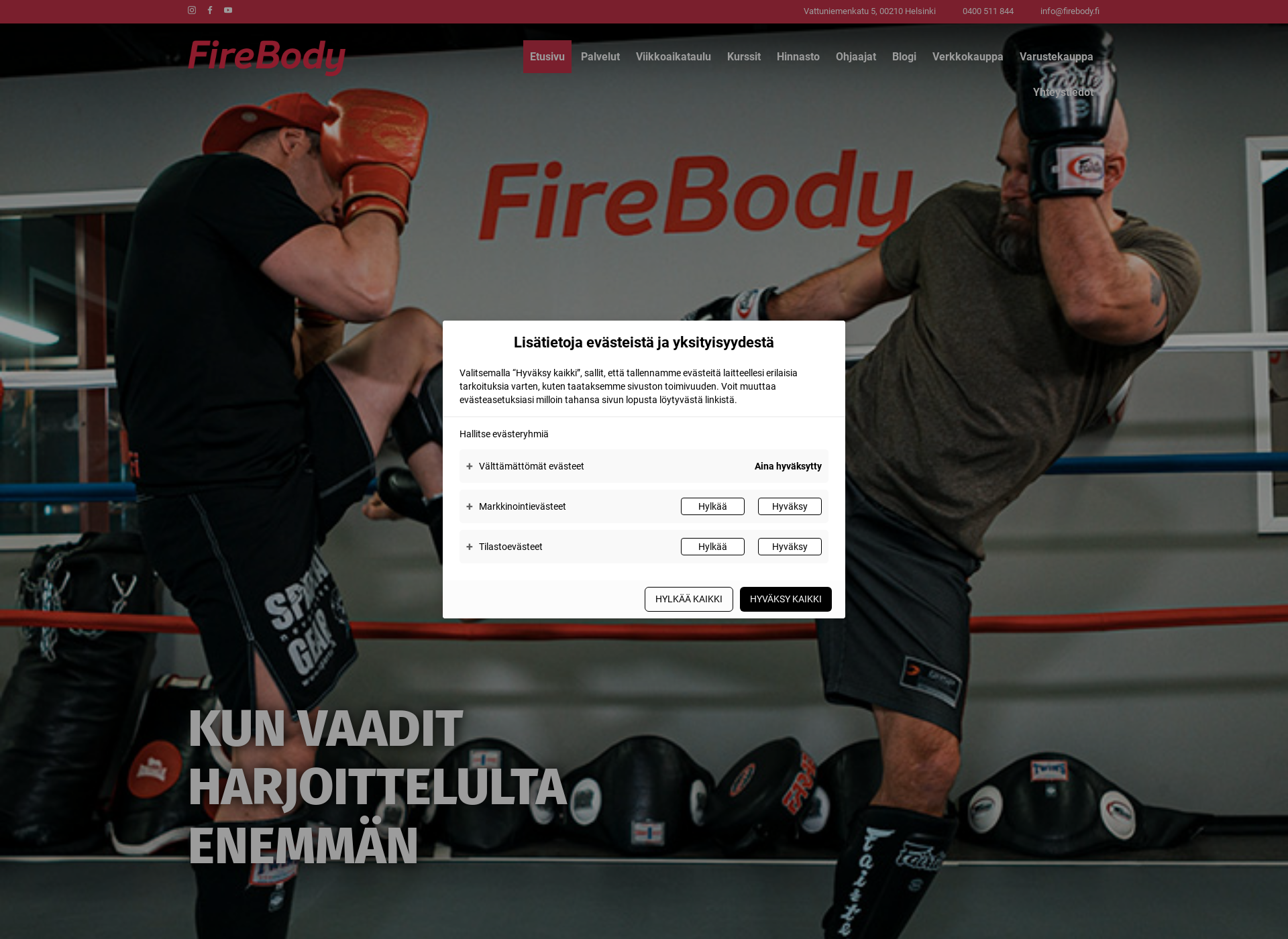 Screenshot for firebody.fi