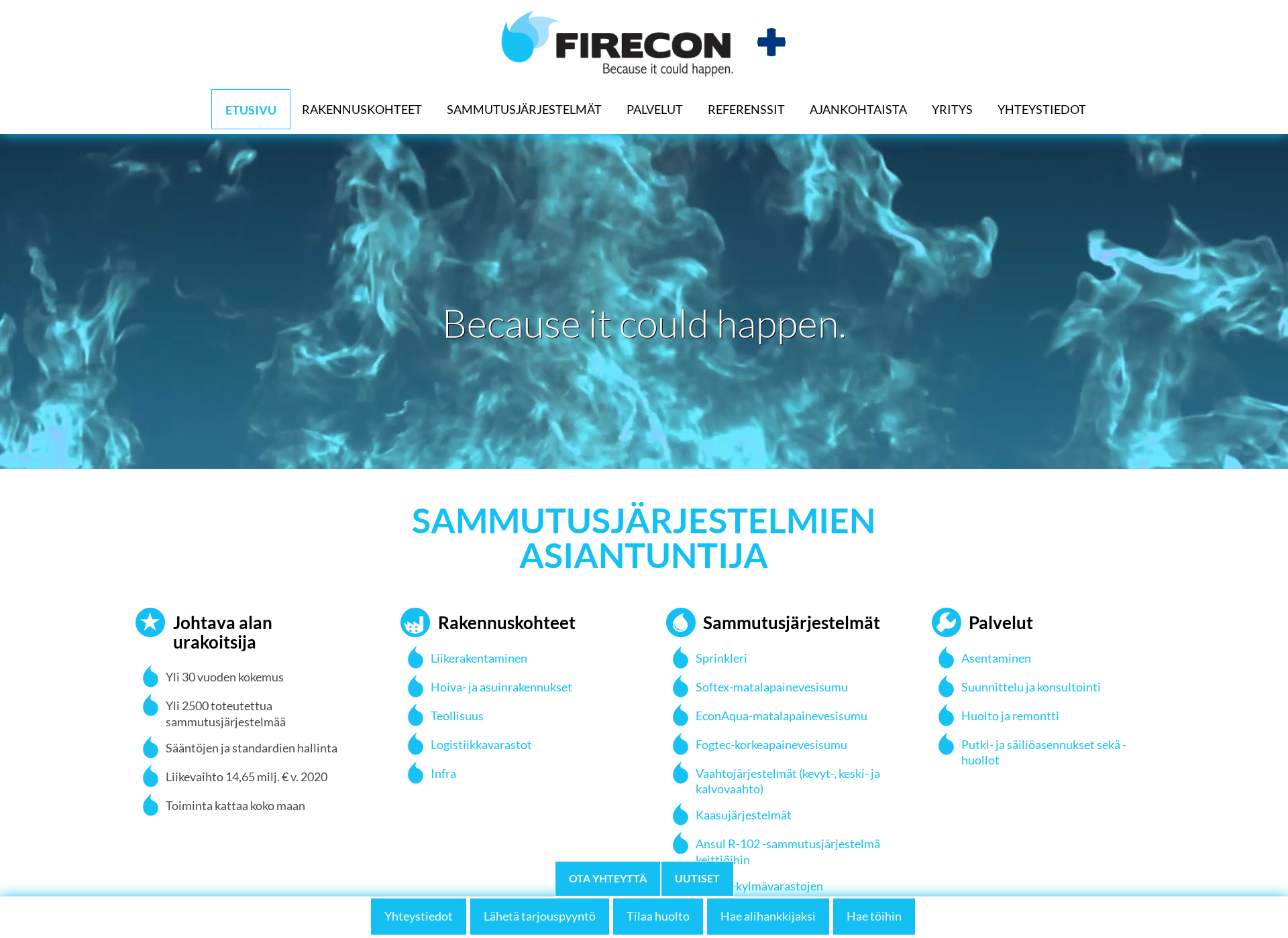 Screenshot for firecon.fi