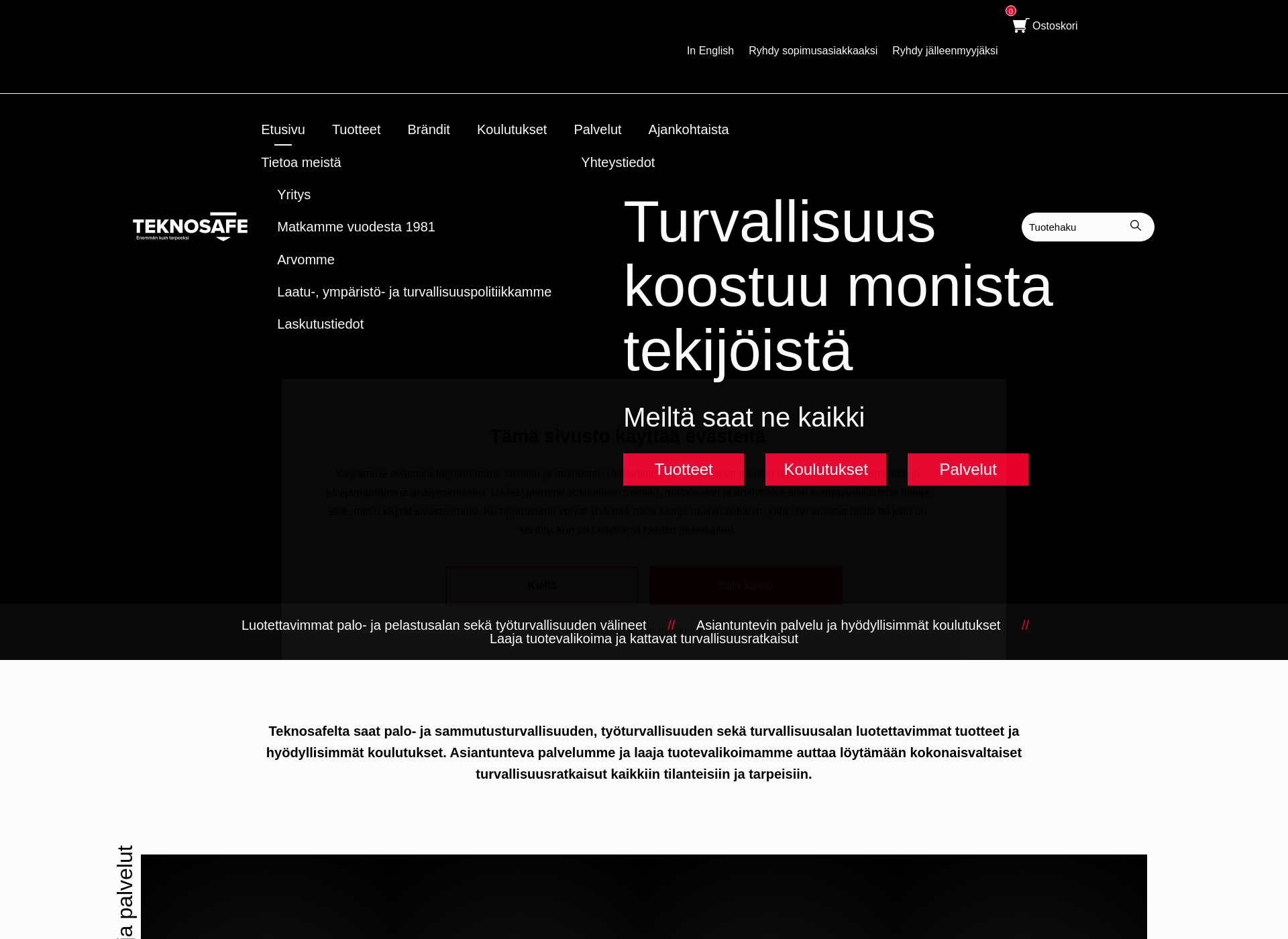 Skärmdump för firedos.fi