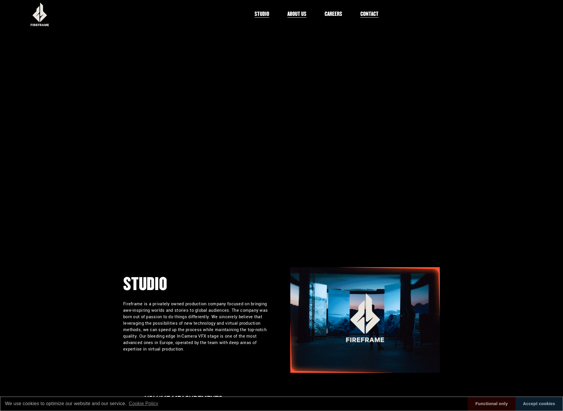 Screenshot for fireframestudios.fi