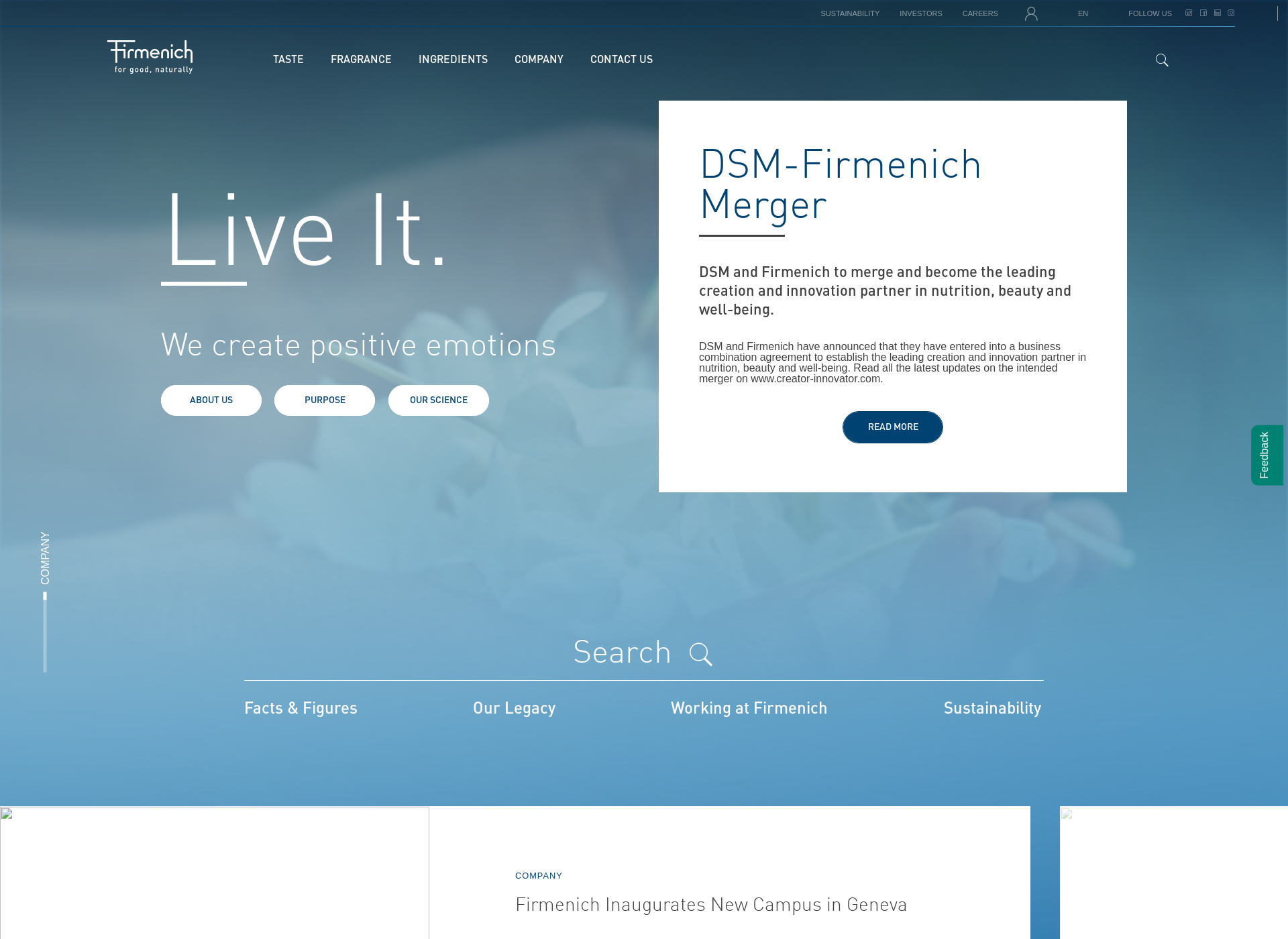 Screenshot for firmenich.fi