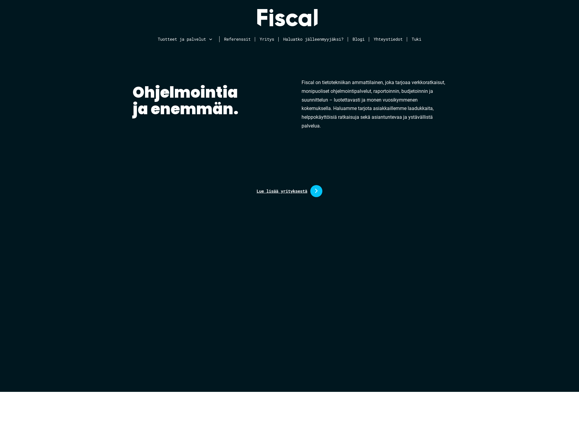 Skärmdump för fiscal.fi