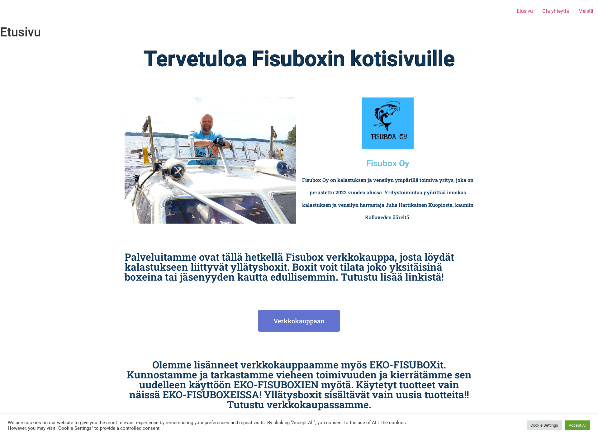 Skärmdump för fisubox.fi
