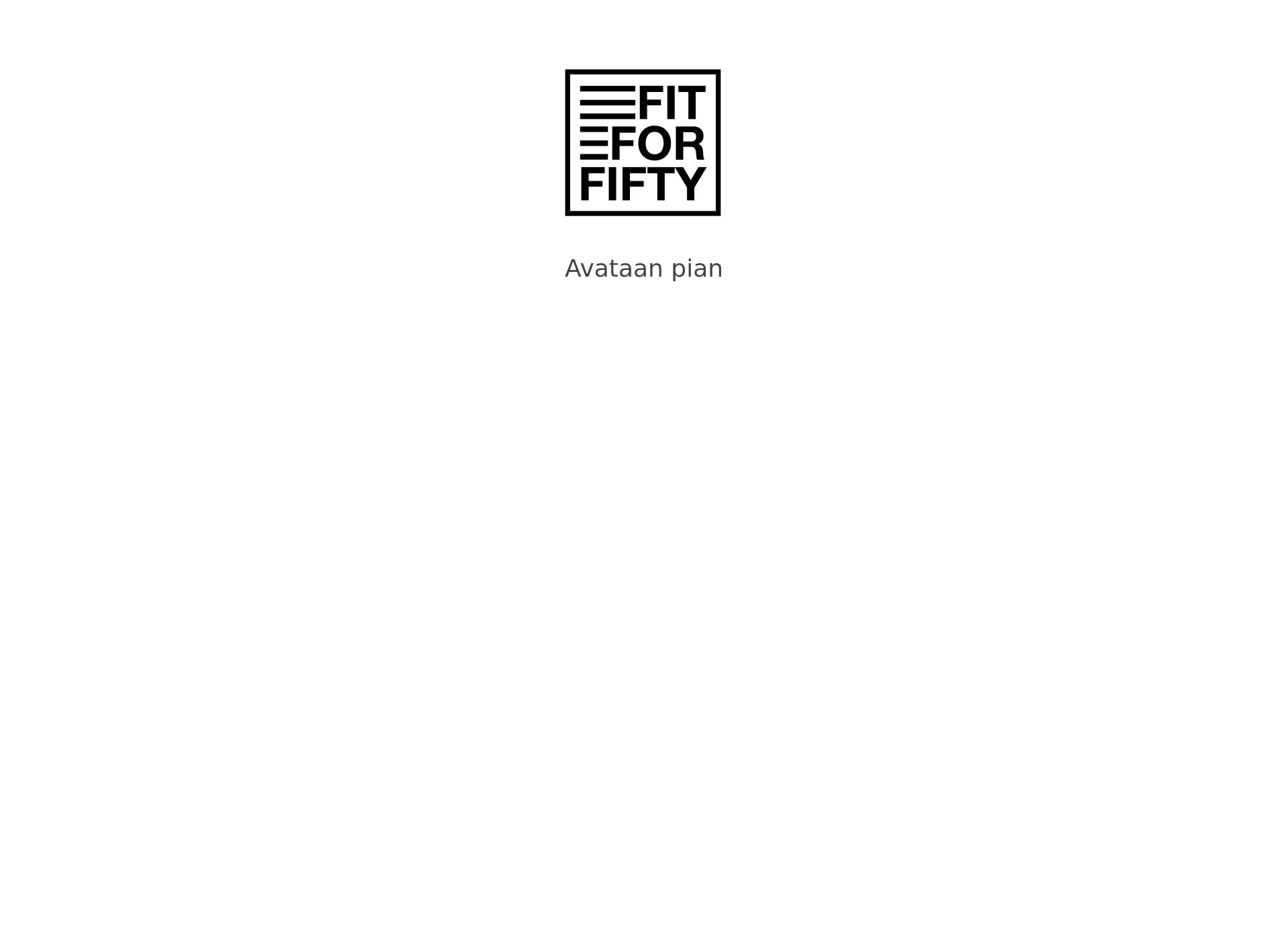 Skärmdump för fitforfifty.fi