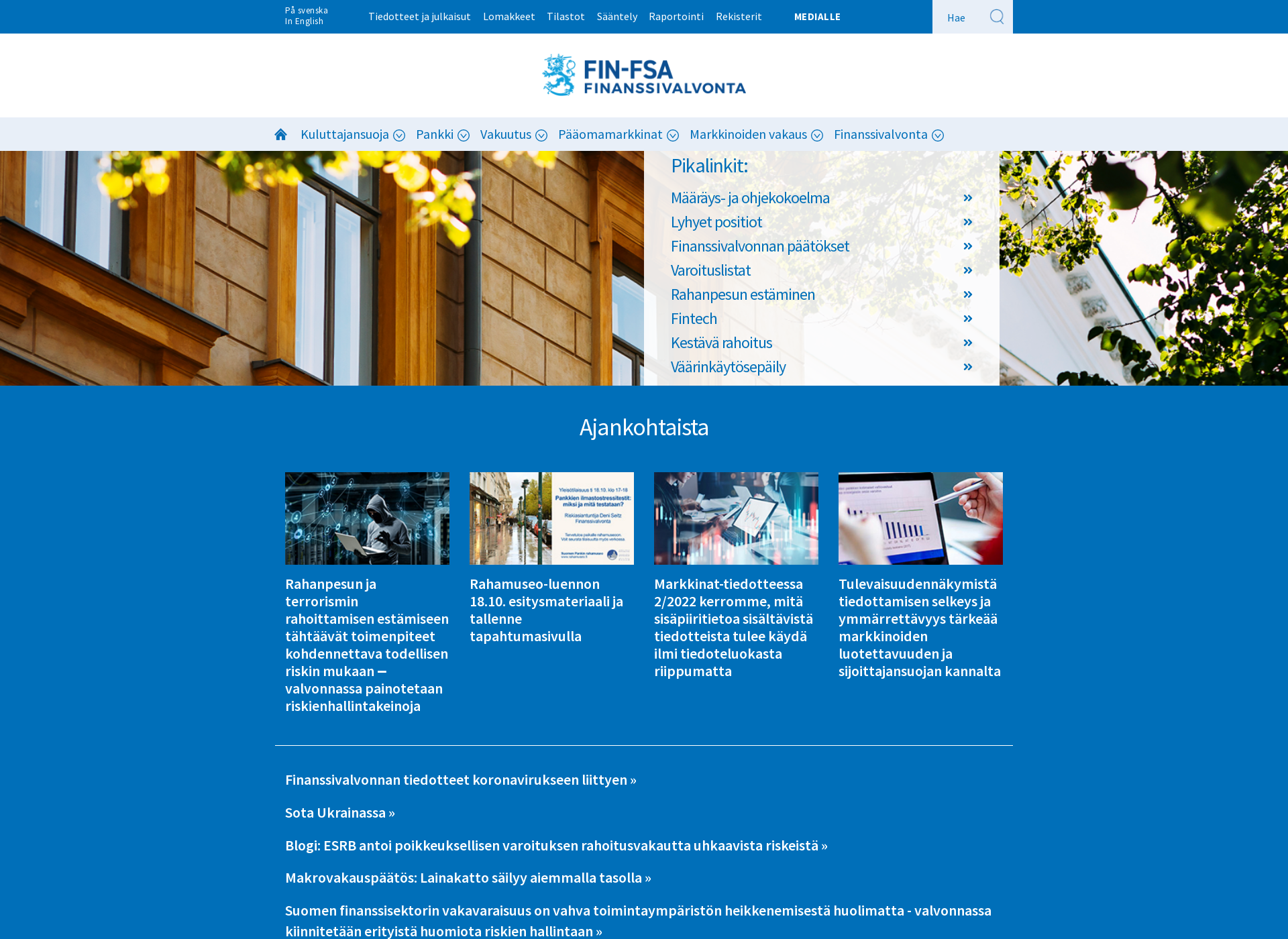 Screenshot for fiva.fi