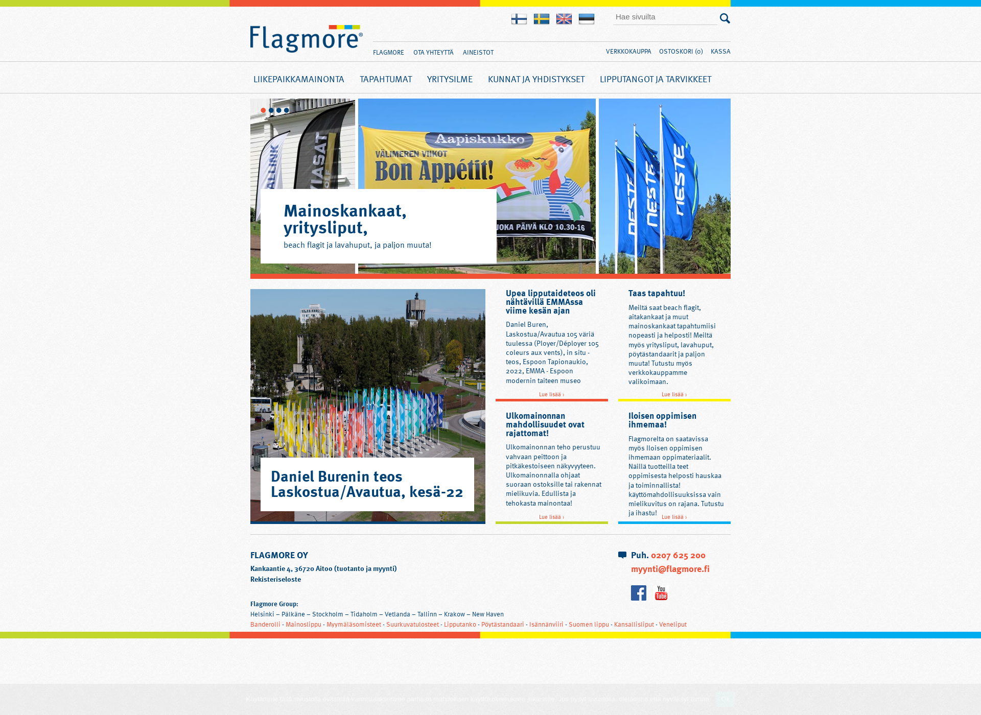 Screenshot for flagmore.fi