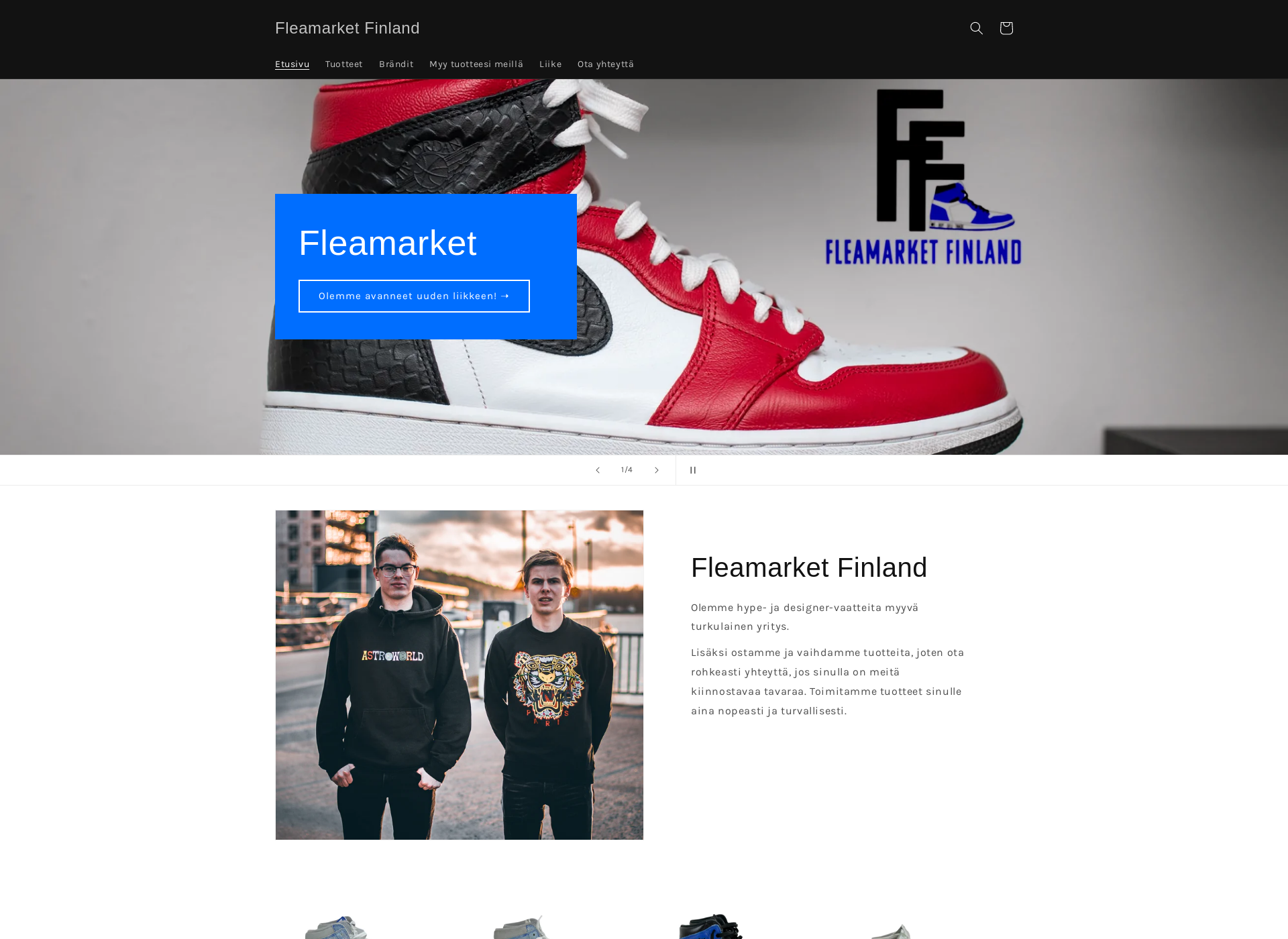 Screenshot for fleamarket-finland.com