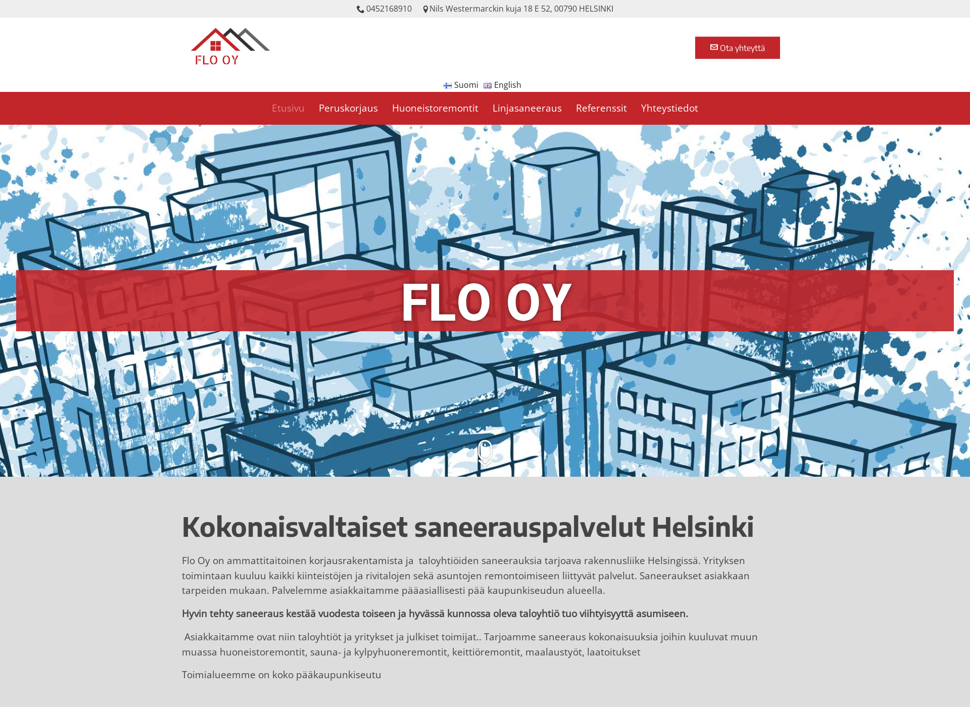 Skärmdump för flo-oy.fi