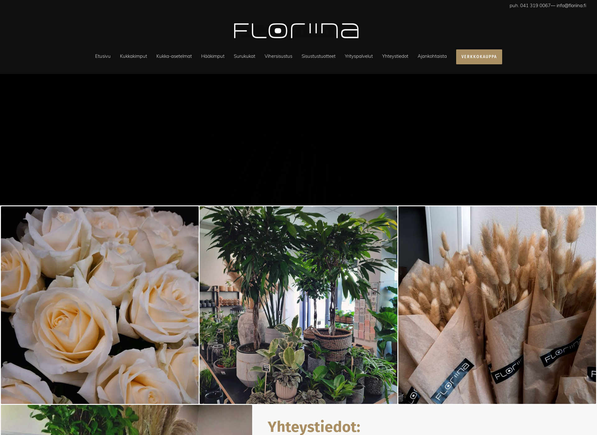 Screenshot for floriina.fi