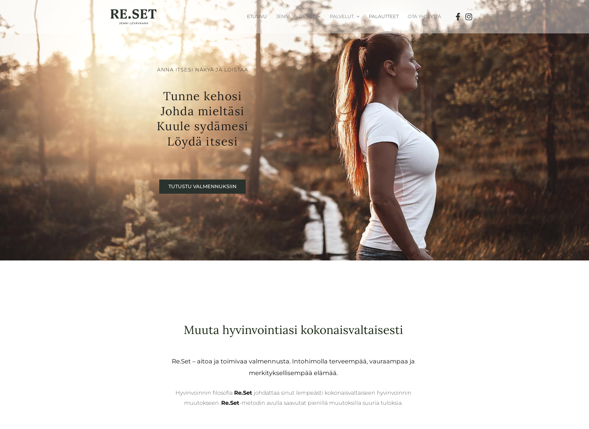 Skärmdump för flow-wellness.fi