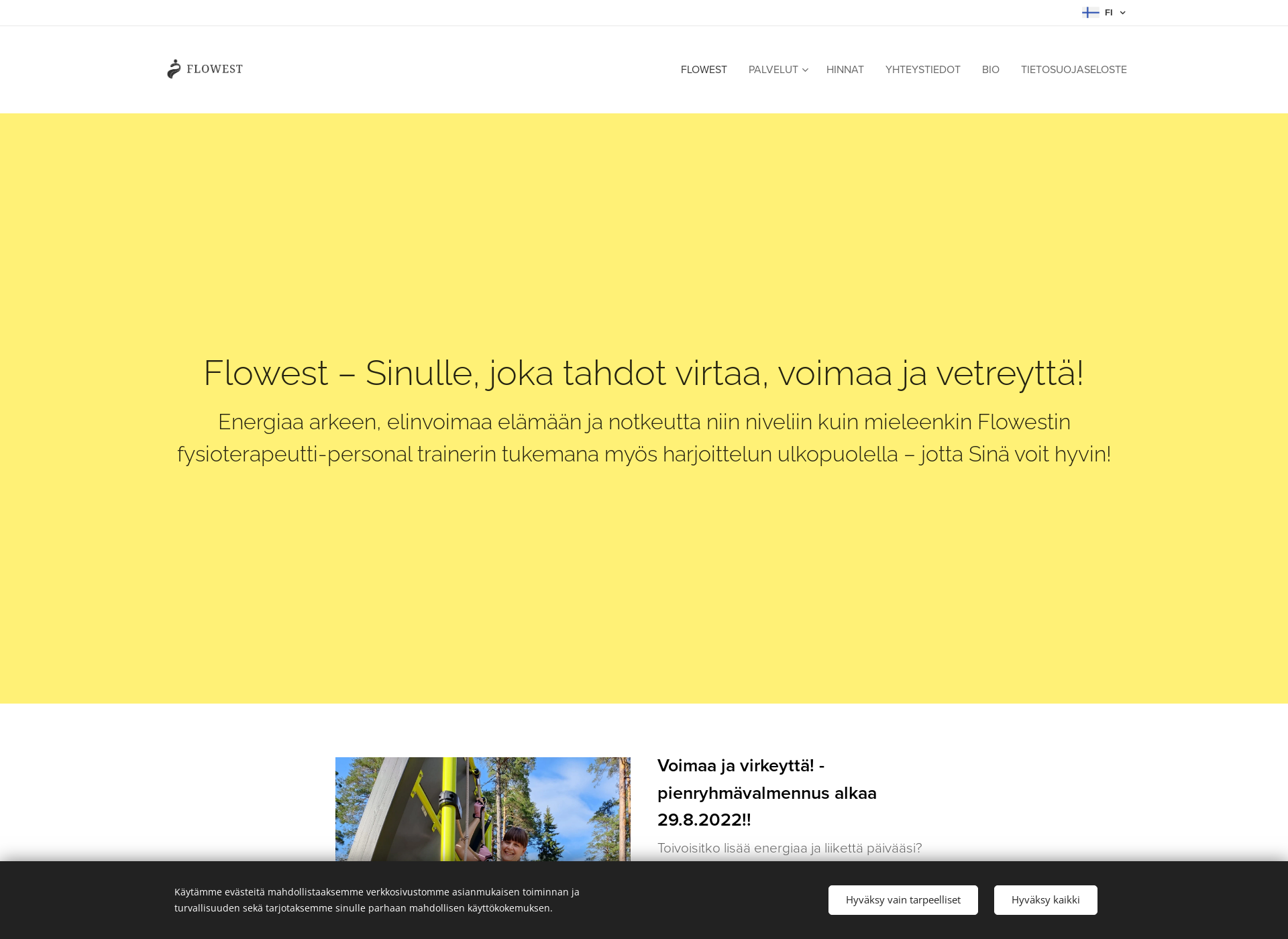 Screenshot for flowest.fi