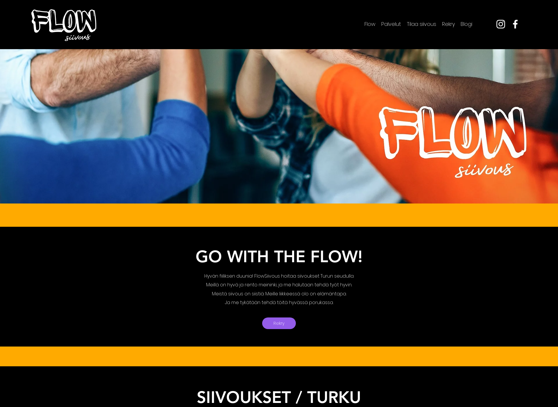 Skärmdump för flowsiivous.fi