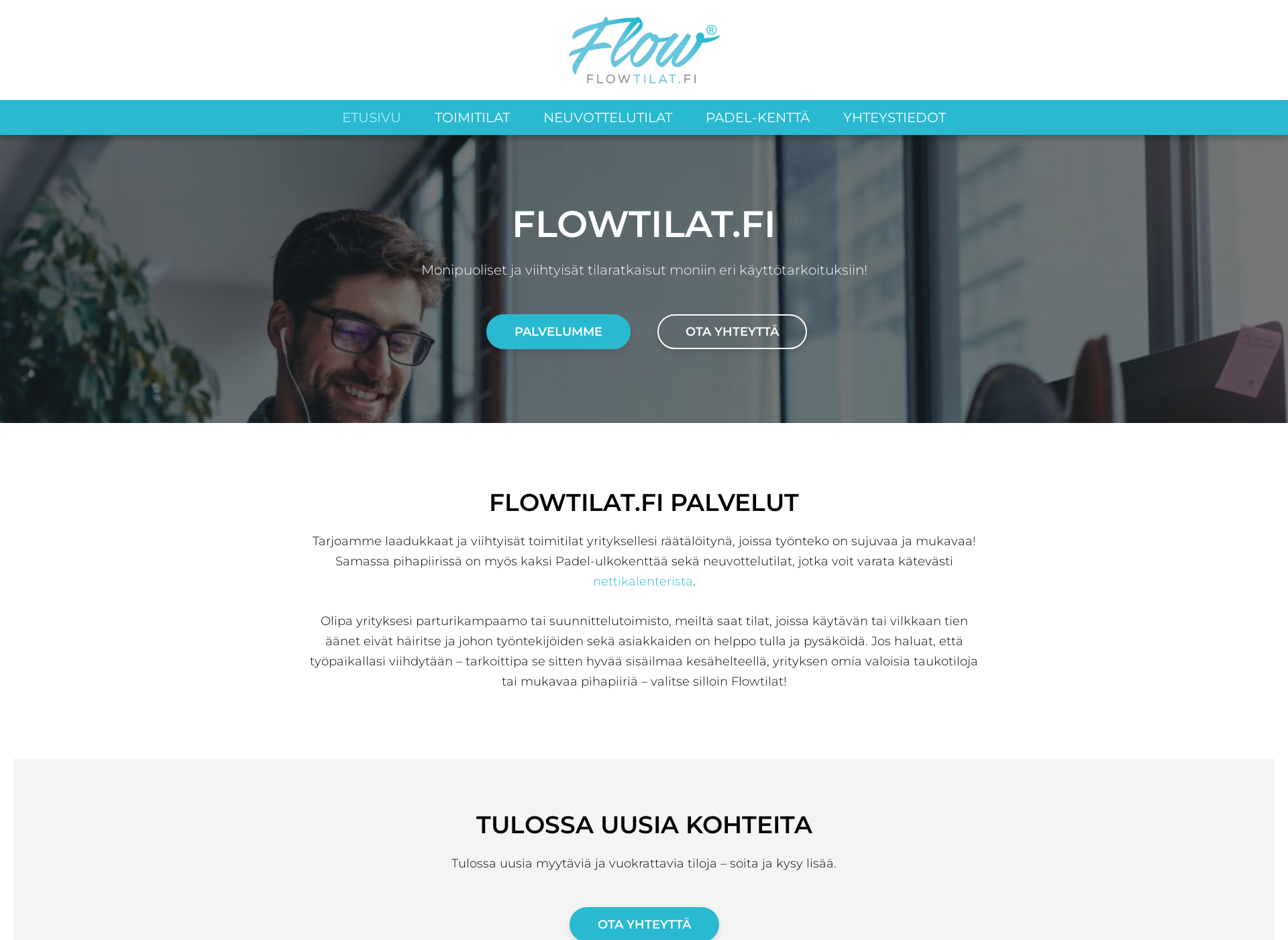 Screenshot for flowtilat.fi