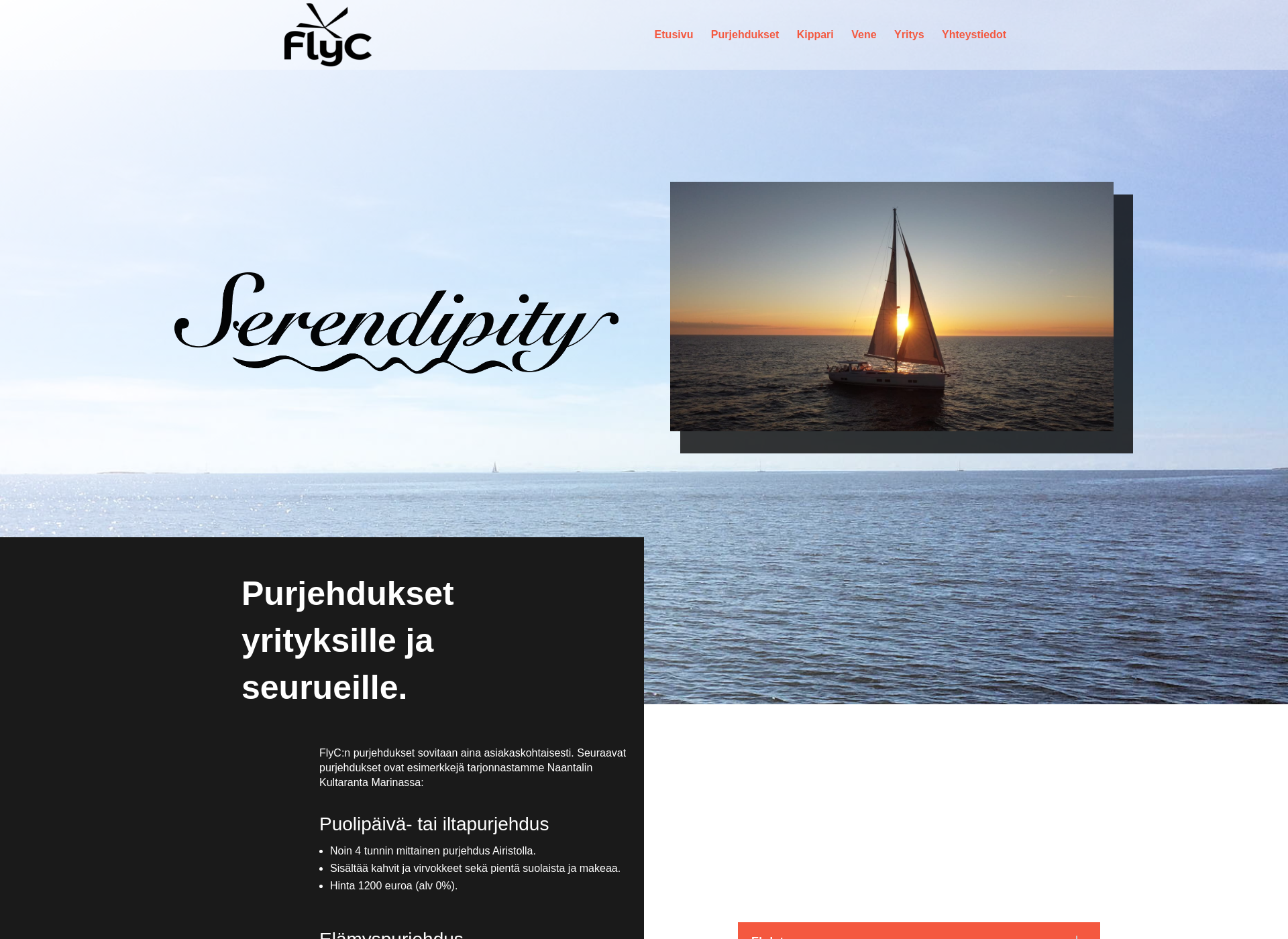 Screenshot for flyc.fi