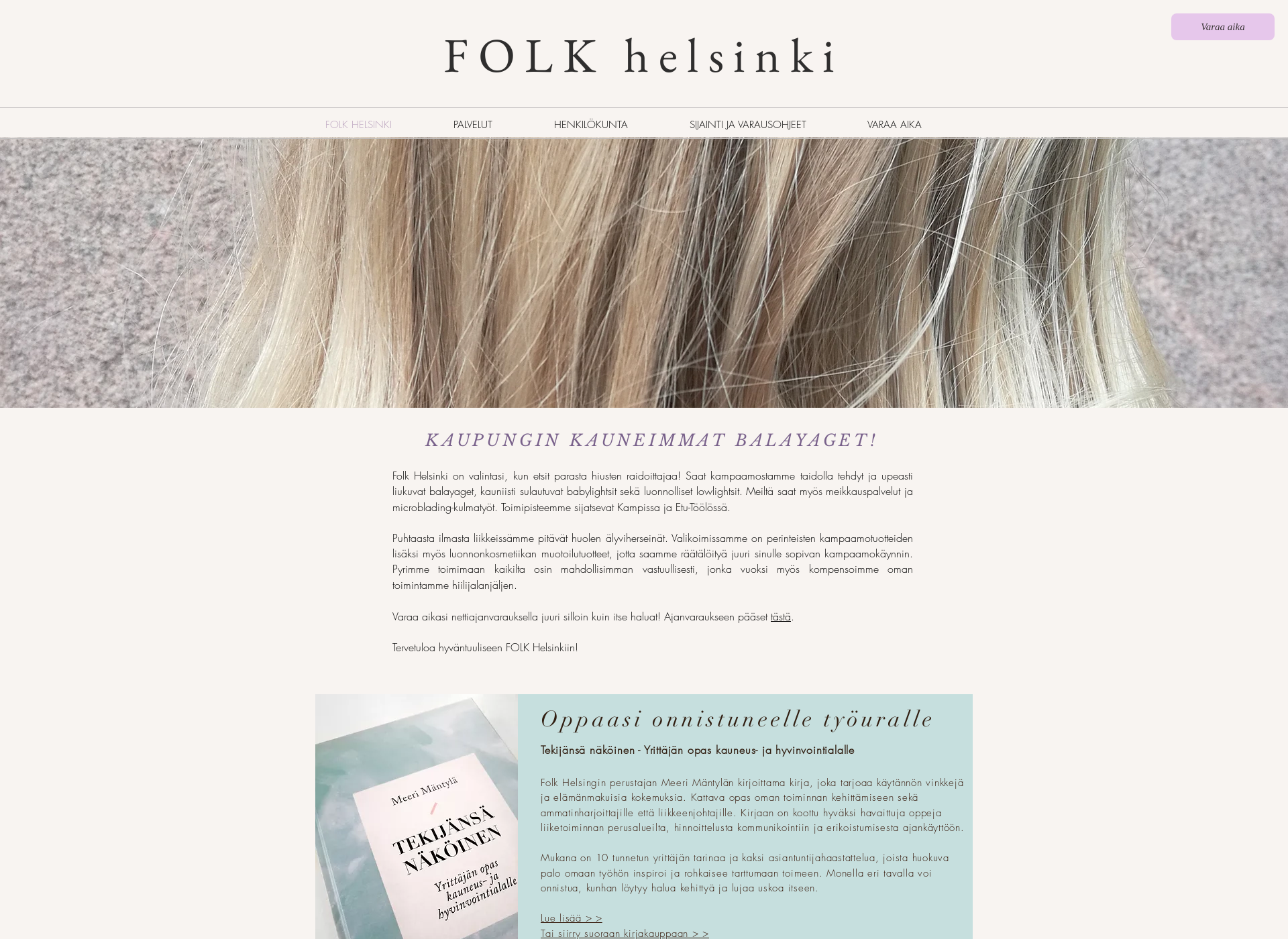 Screenshot for folkhelsinki.fi