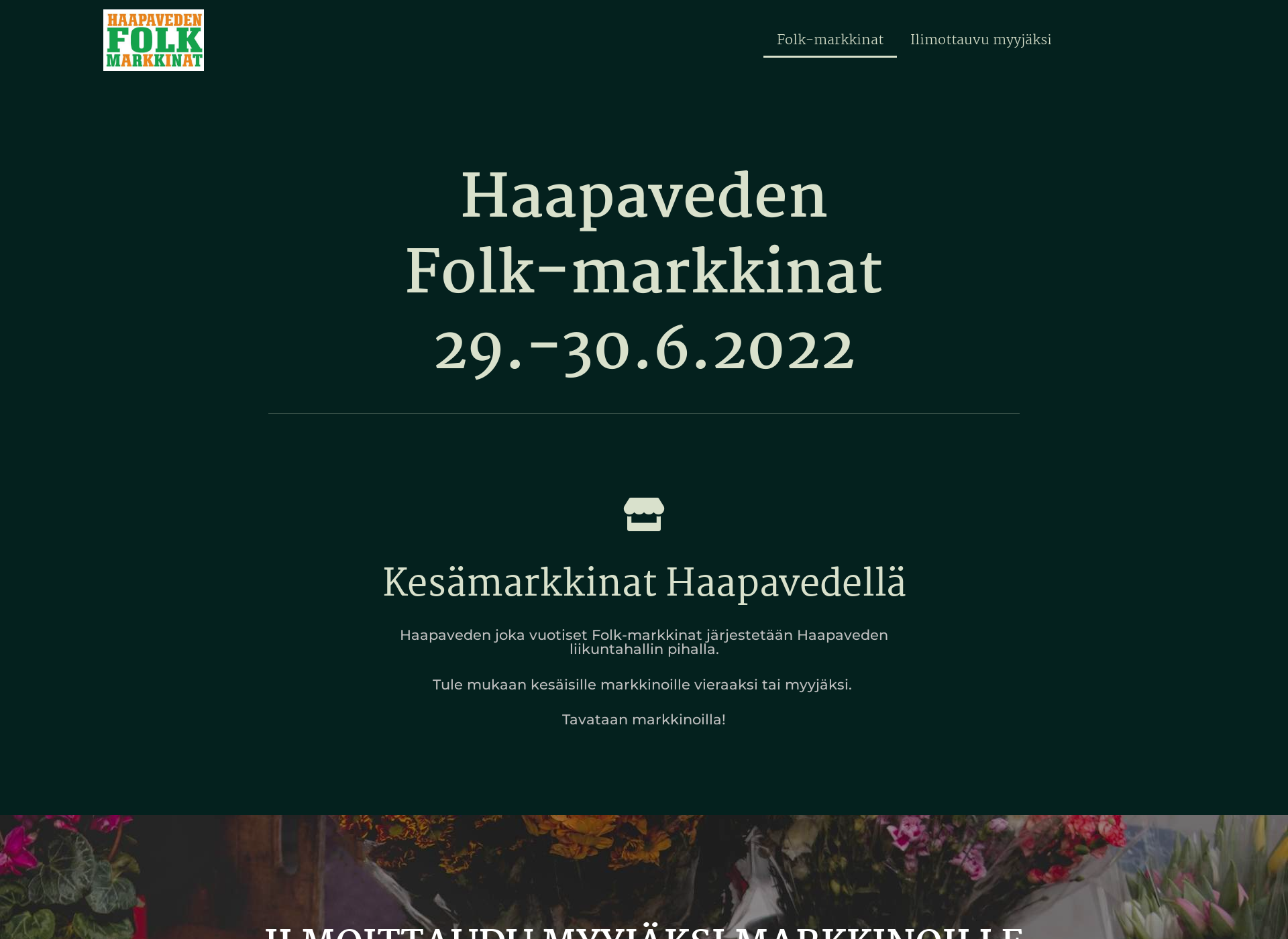 Skärmdump för folkmarkkinat.fi