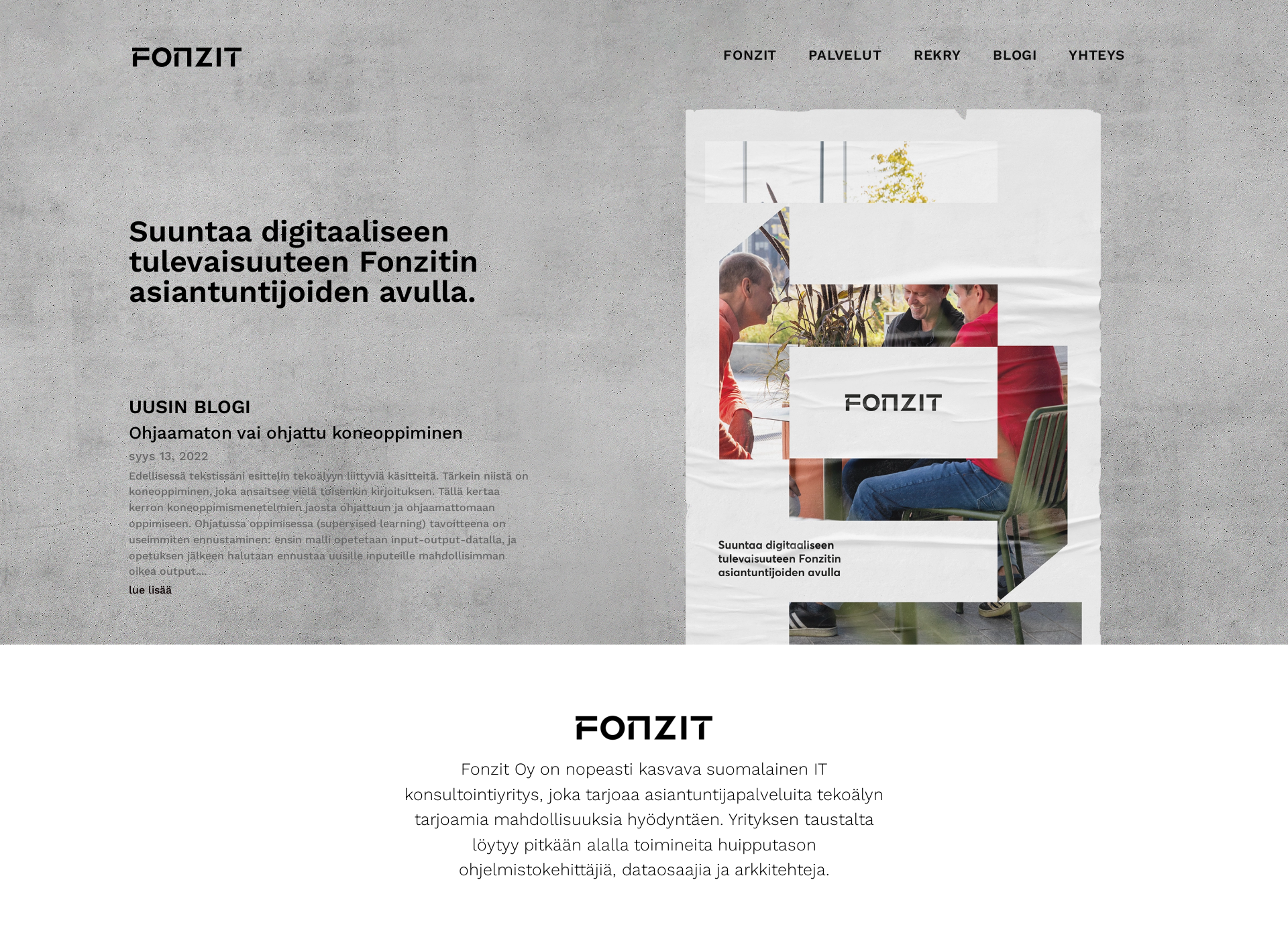 Screenshot for fonzit.fi