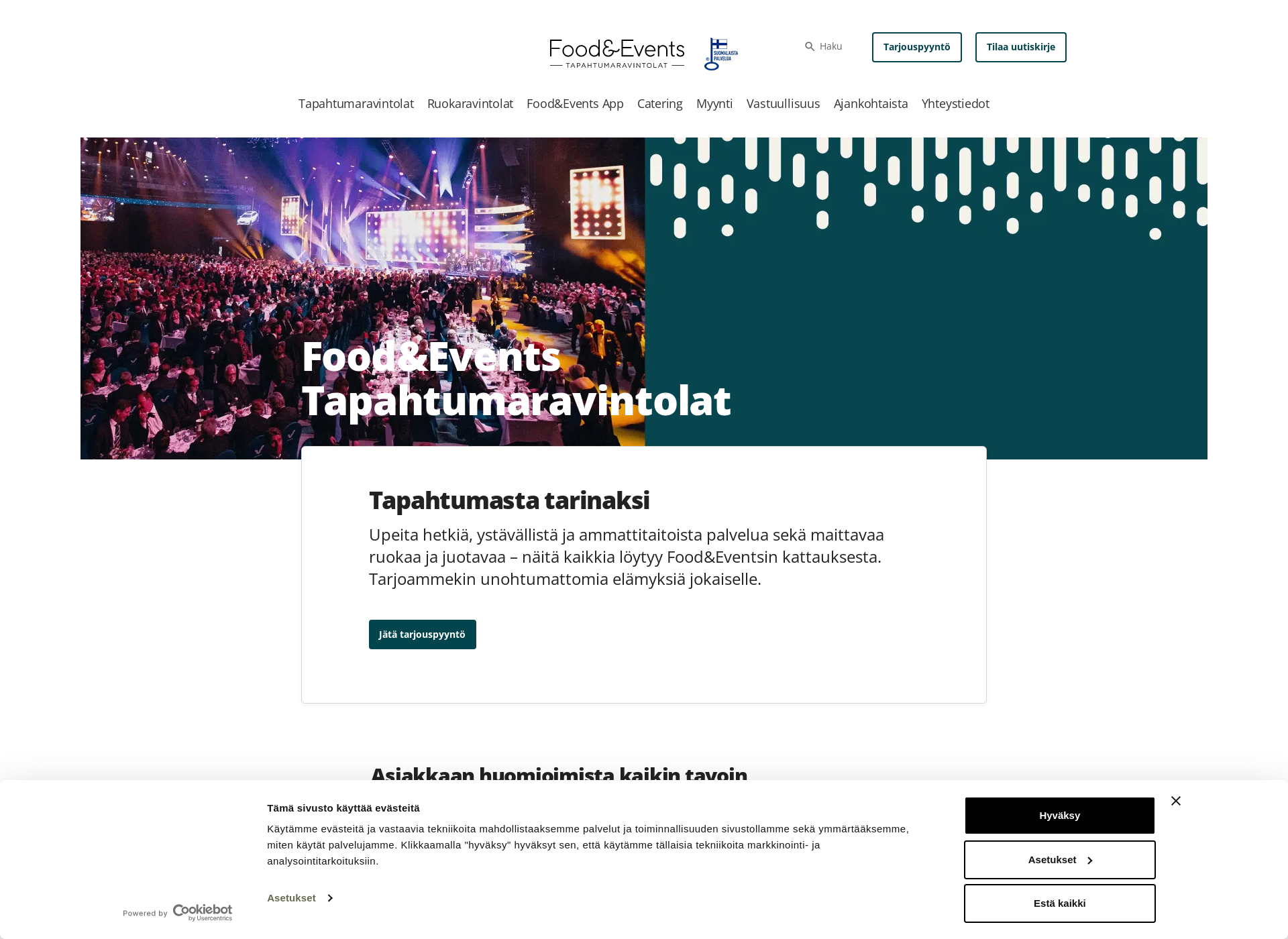 Näyttökuva foodandevents.fi